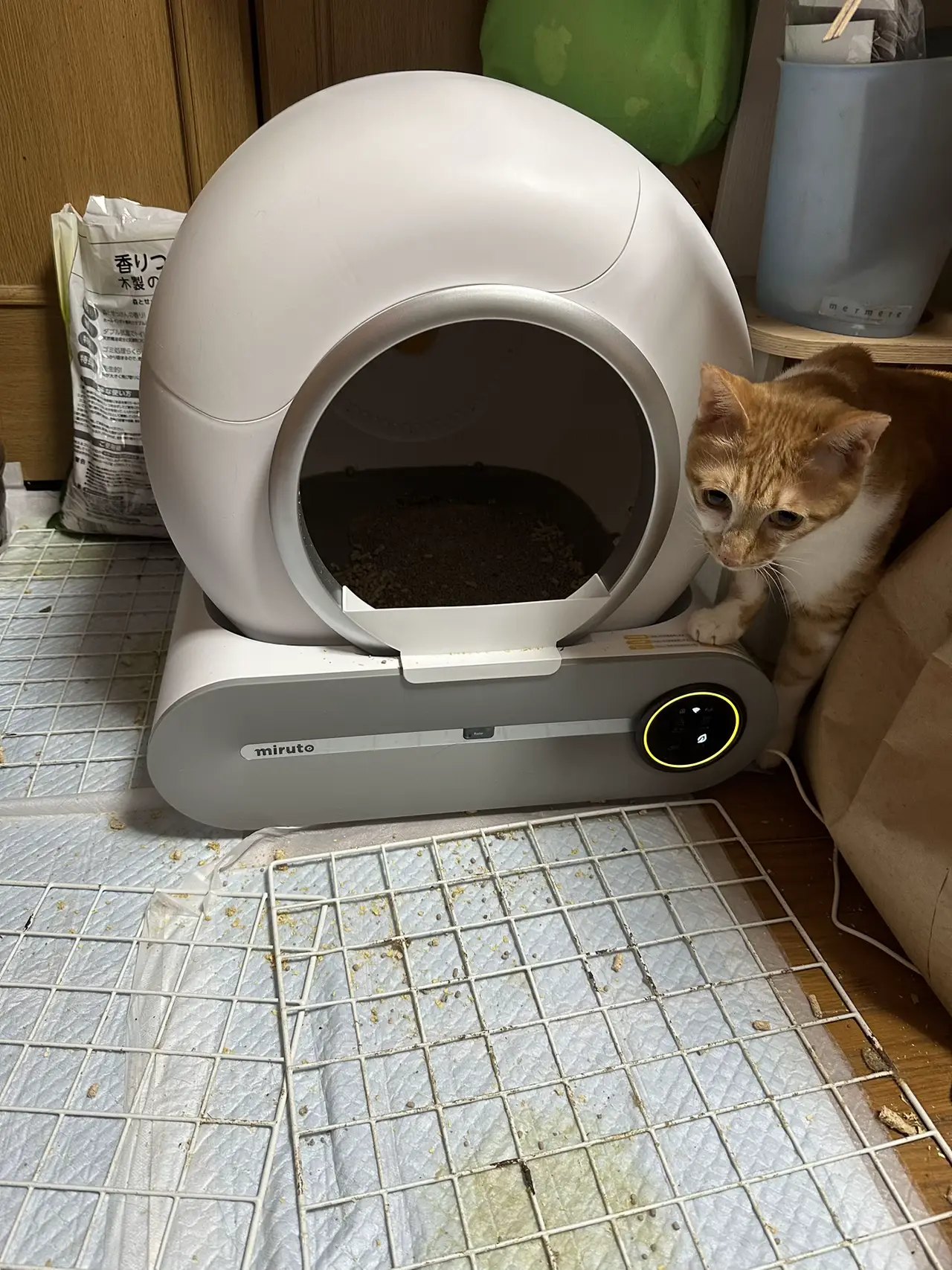 【美品】PAWBBY 猫　自動用トイレ Amazon | PAWBBY 猫 自動トイレ 猫トイレ 自動 アプリ管理