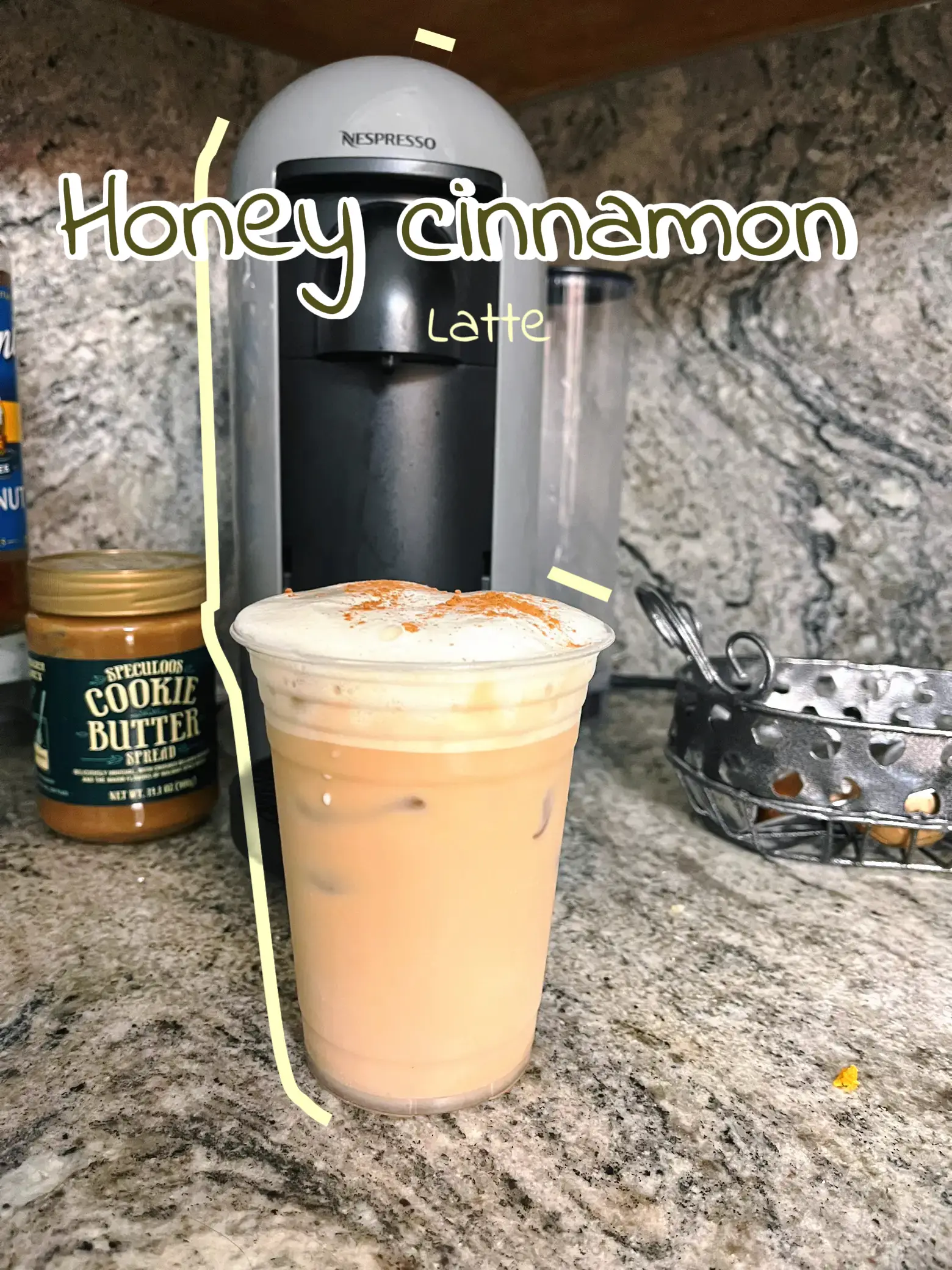 Iced Vanilla Coffee Latte Recipe (Using Nespresso)