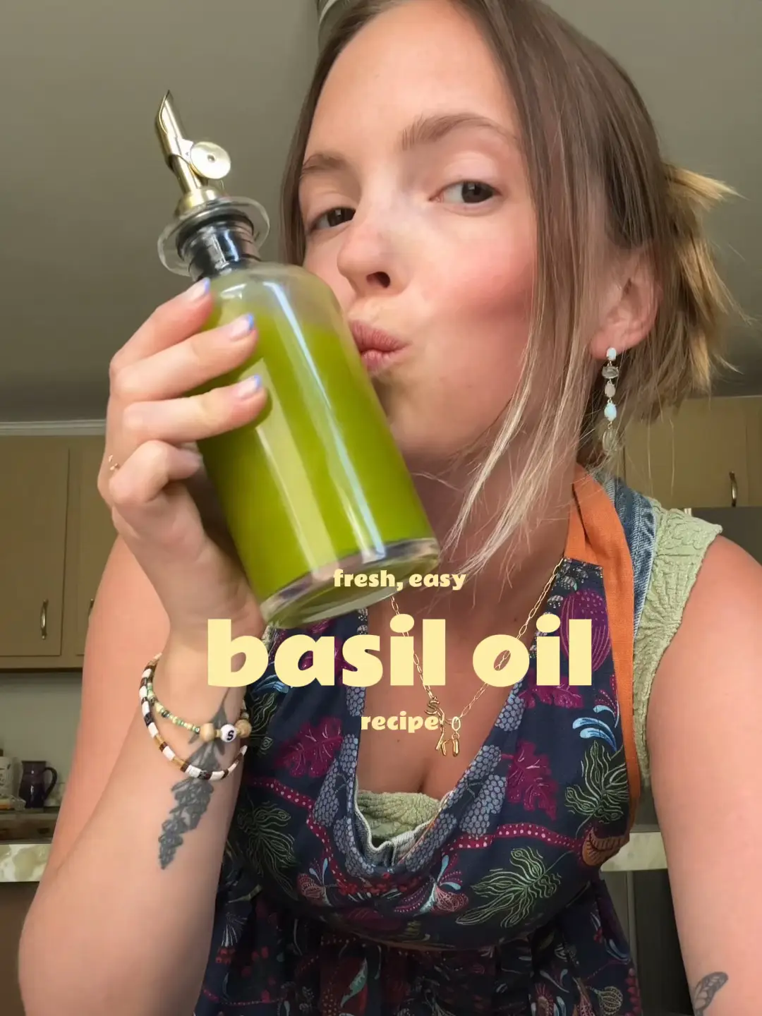 how to make basil oil