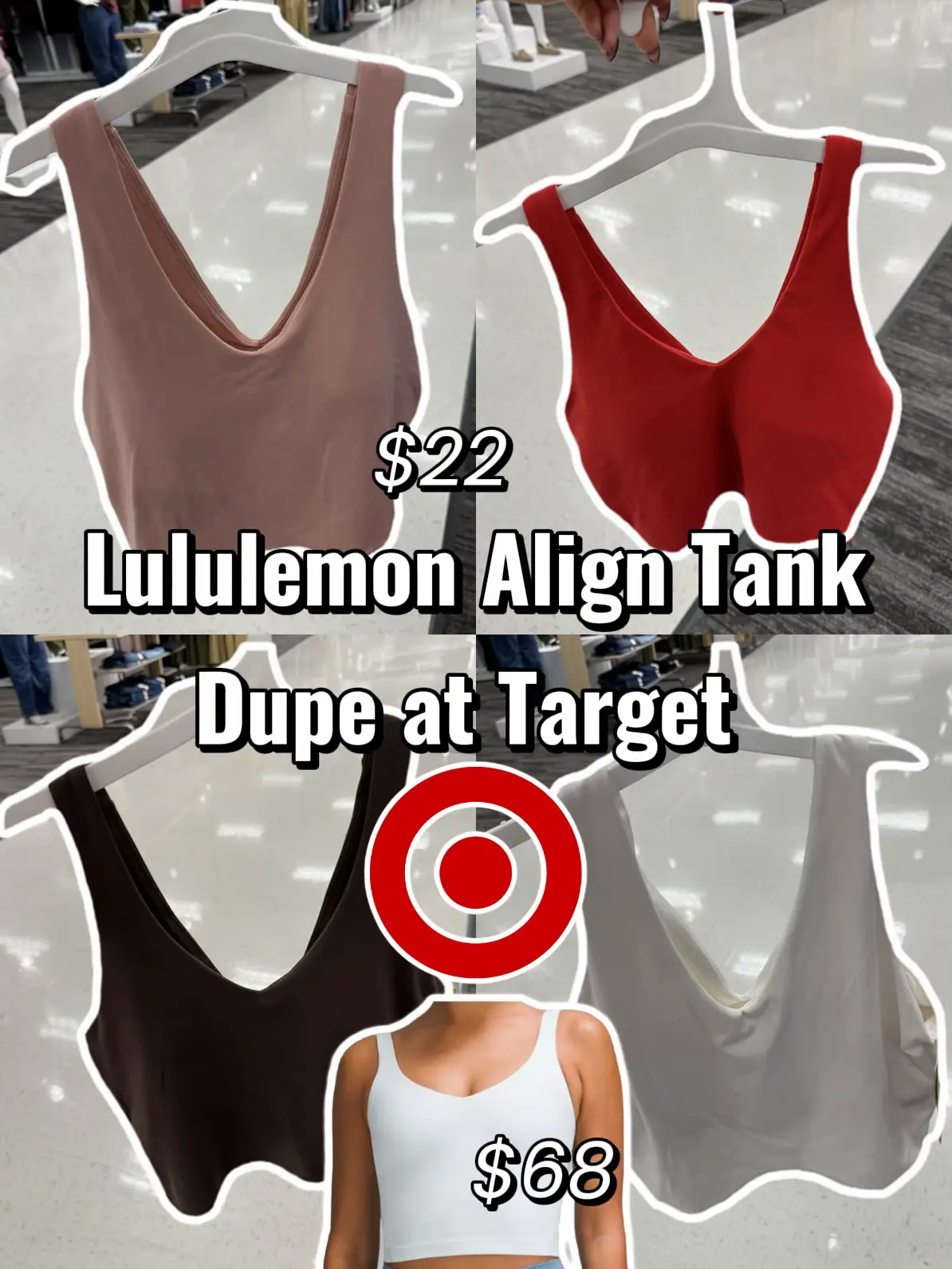 Lululemon Align Tank Dupe at Target