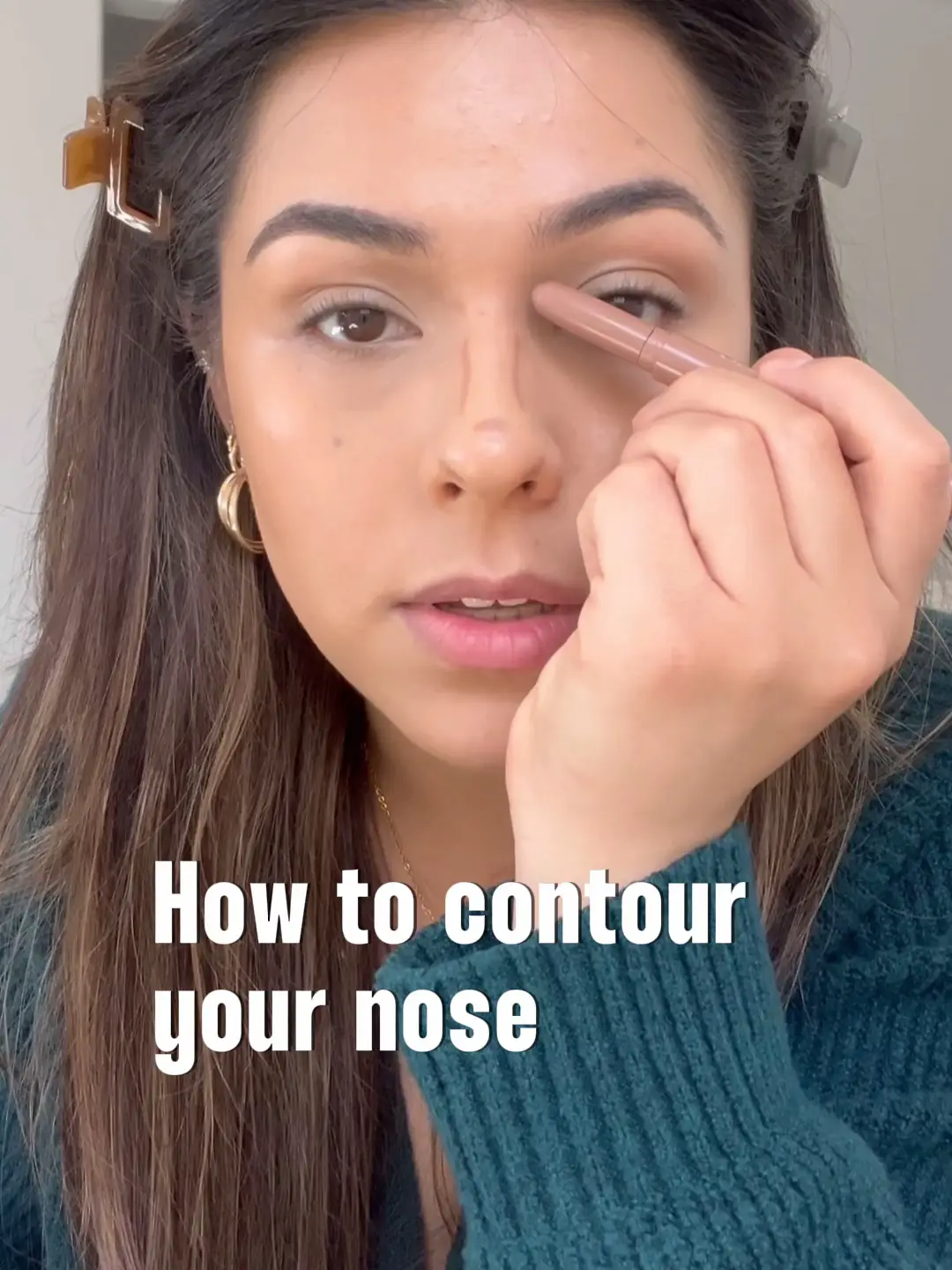 Nose contour tutorial🫶