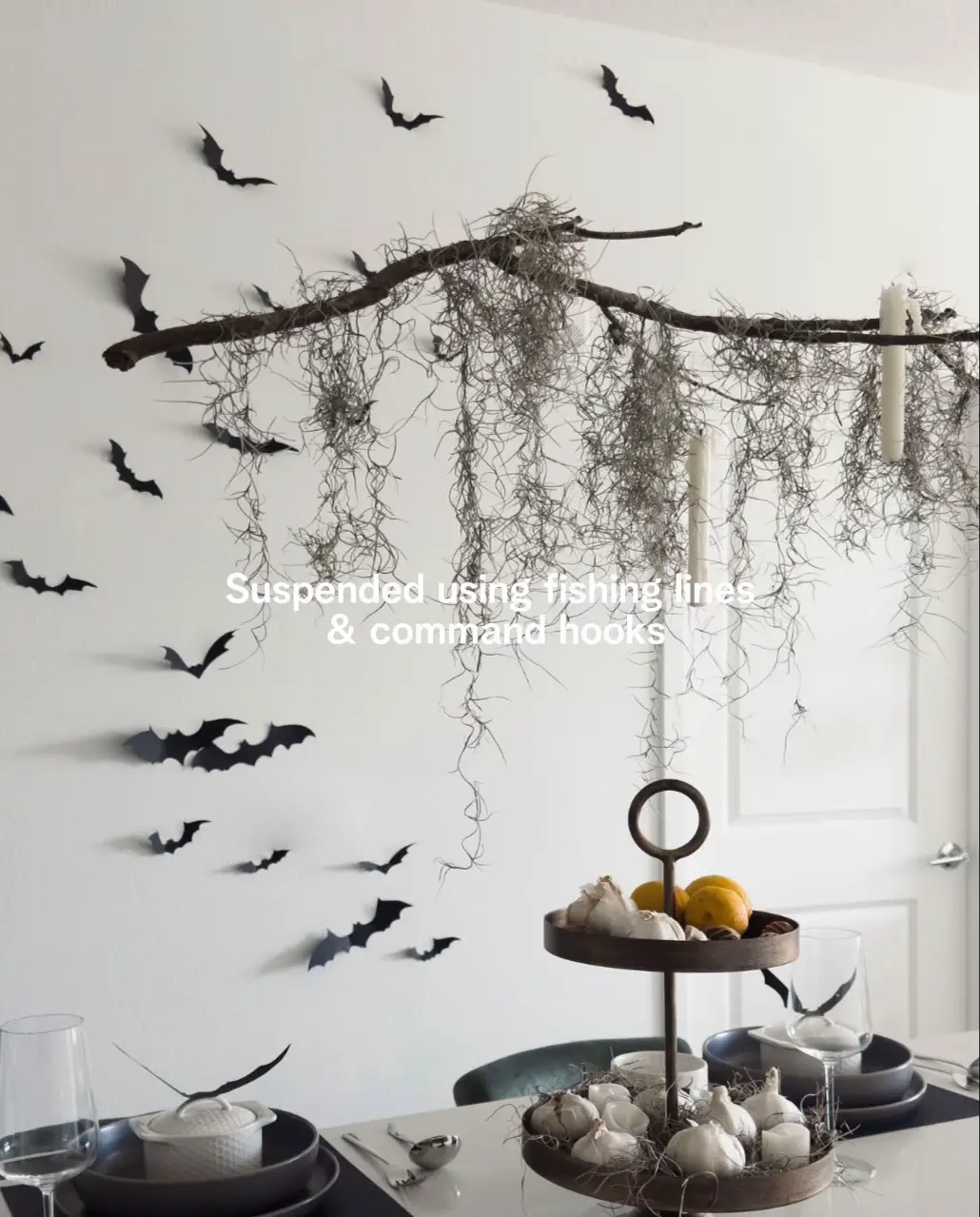 The Floating Branch- Halloween Decor