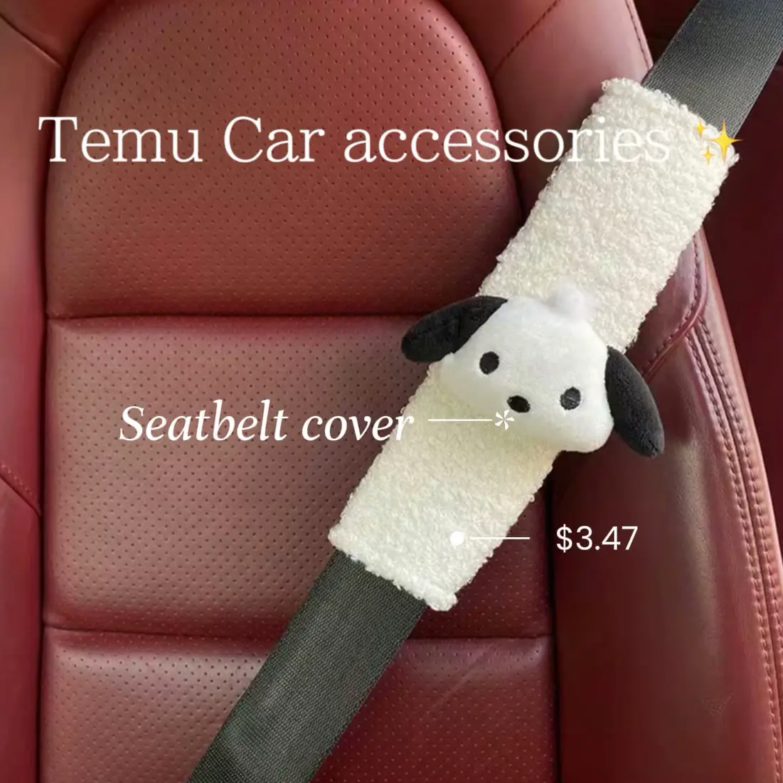 Halloween Cat Print Car Seat Belt Cover Soft Safety Seatbelt - Temu