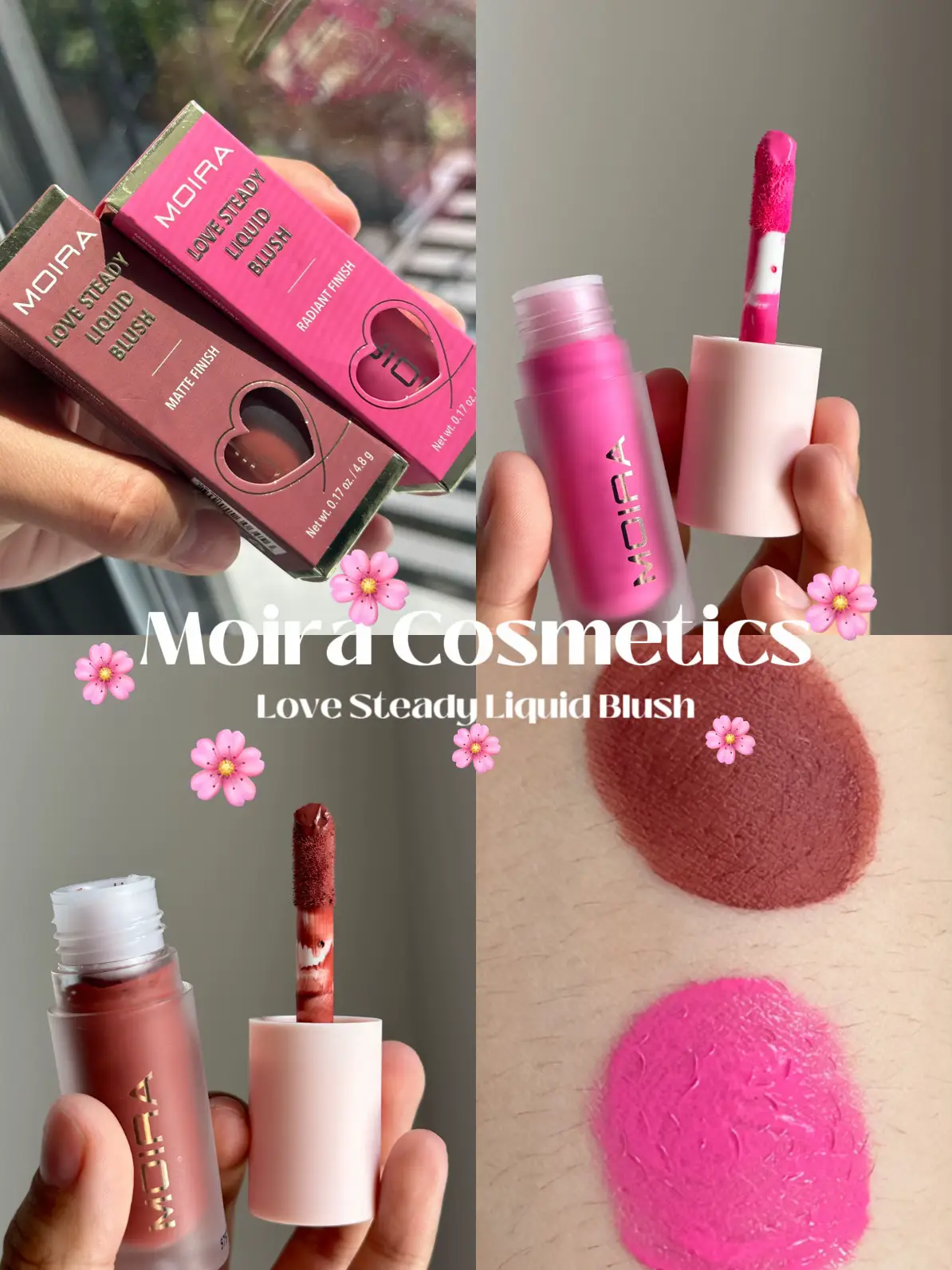 NEW* Moira Cosmetics Liquid Blush 🌸