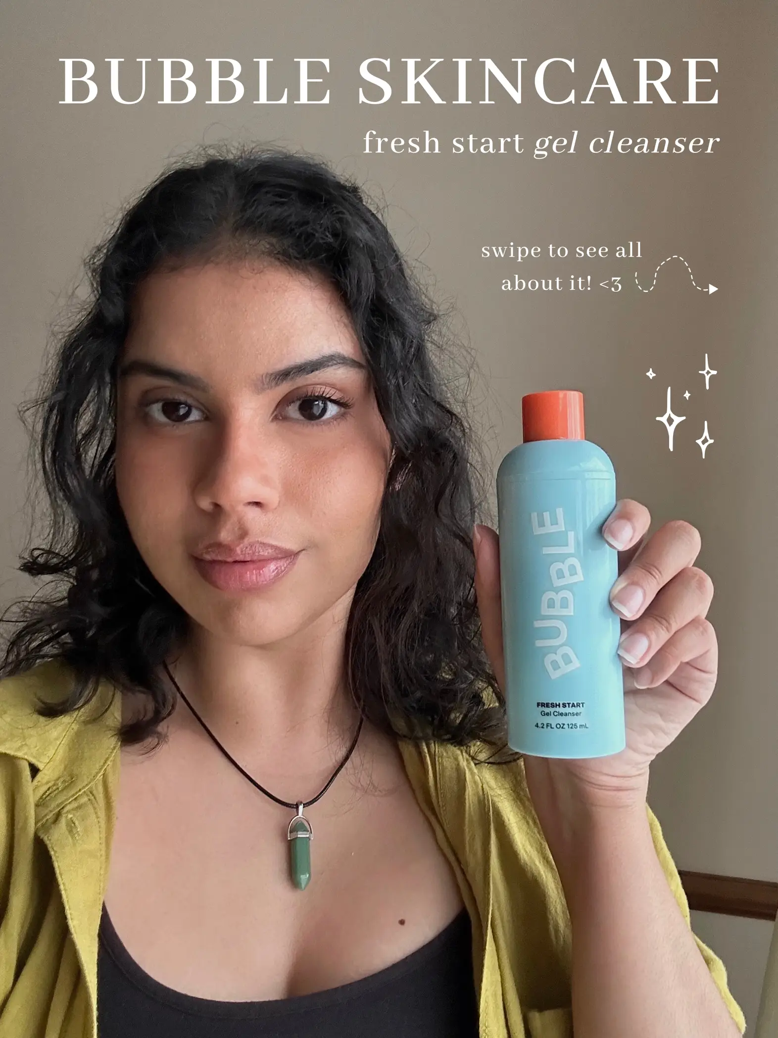  Bubble Skincare Fresh Start Gel Cleanser - PHA + Caffeine for  Skin Calming, Texture + Acne Support - Sensitive Skin Friendly Deep Pore  Facial Cleanser (125ml) : Beauty & Personal Care