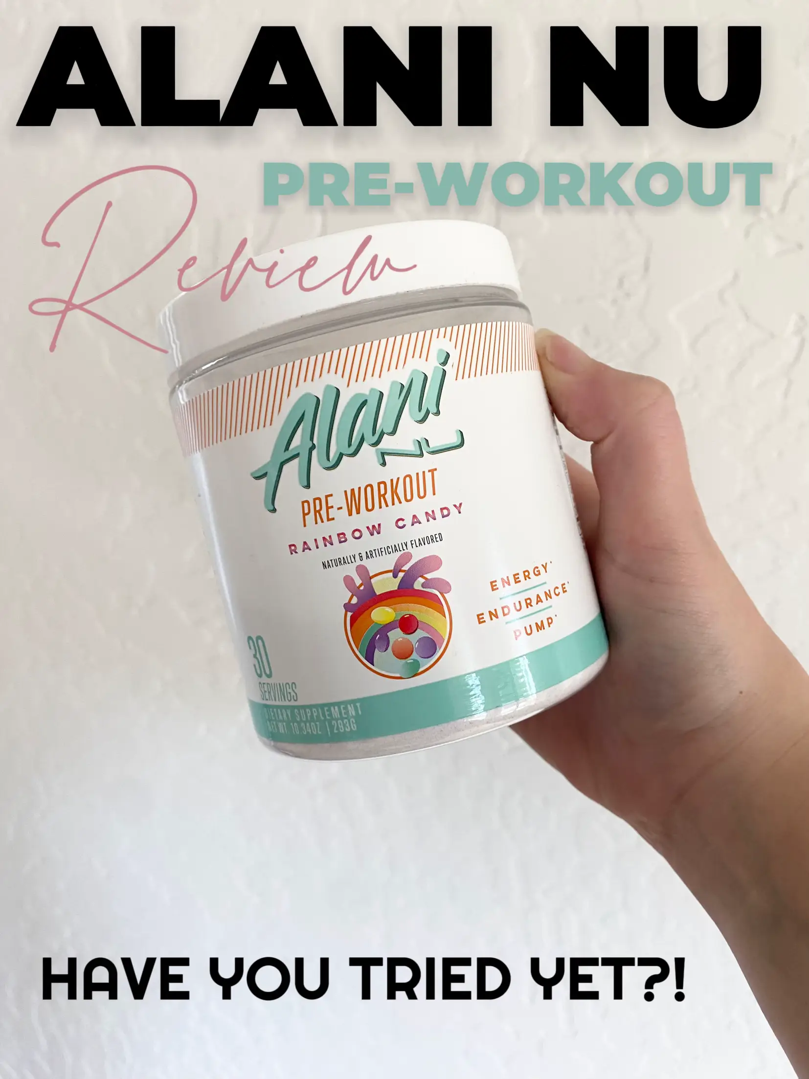 Alani Nu Rainbow Candy Pre-Workout 30 Servings