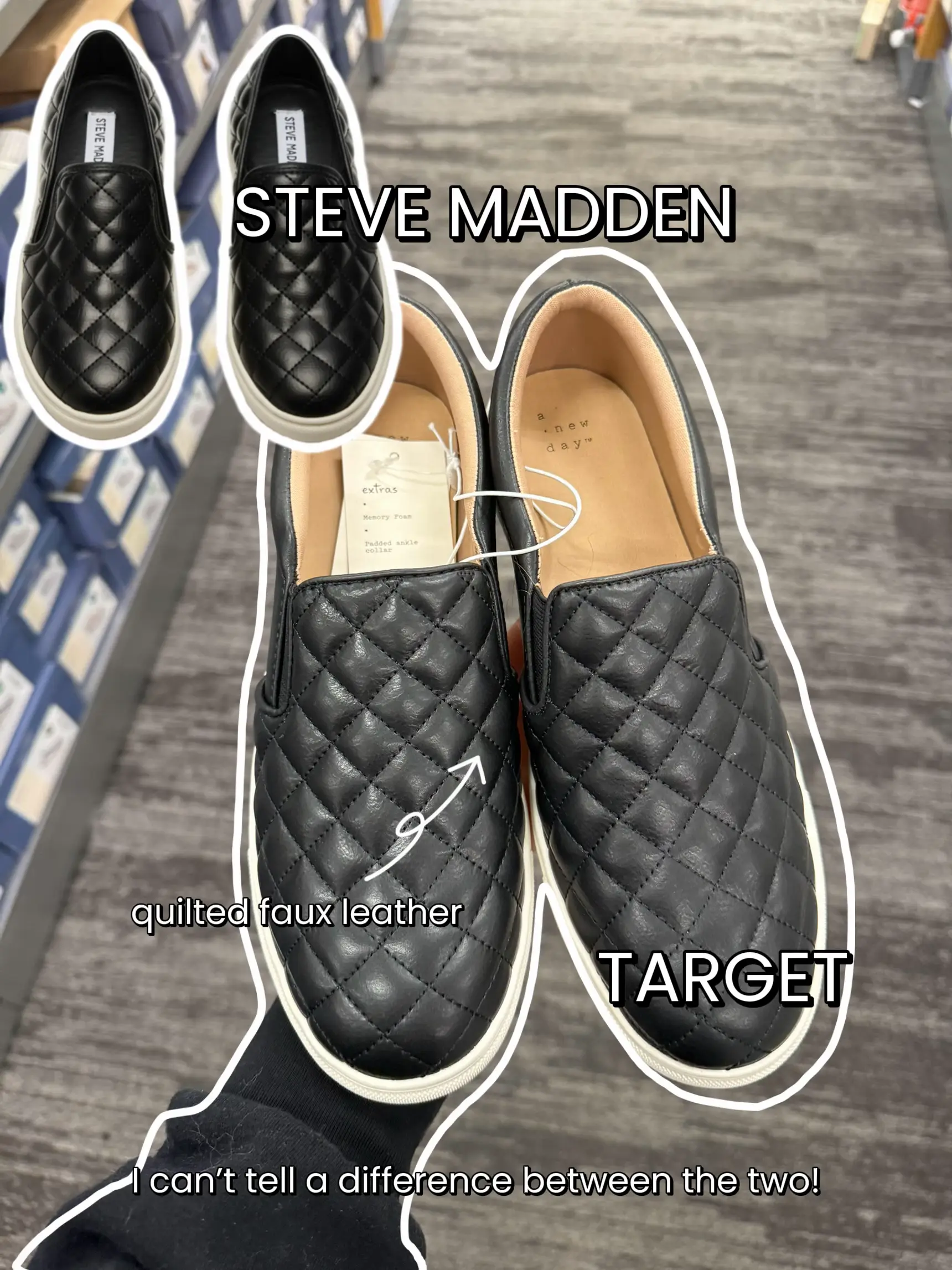 Quilted on sale shoes target