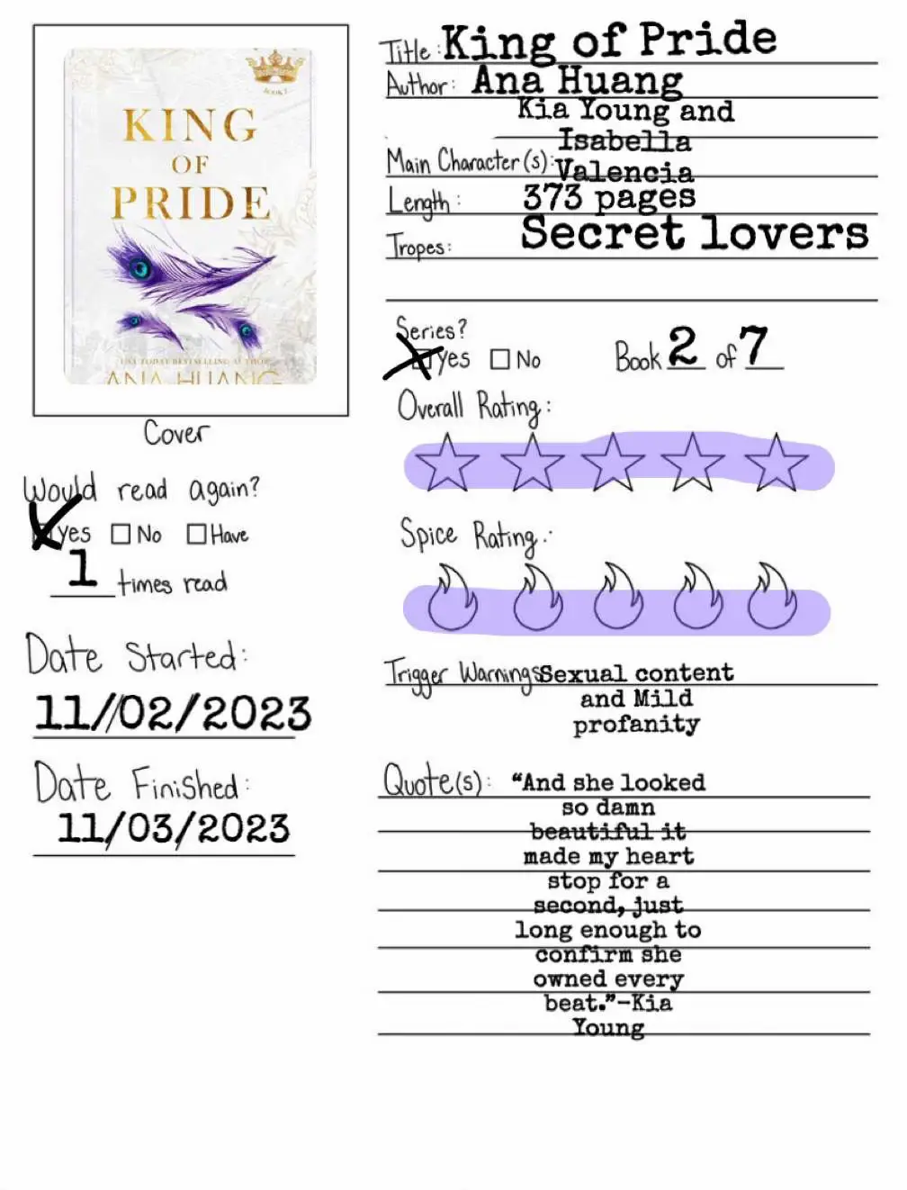 King of Pride – Ana Huang – Pocket