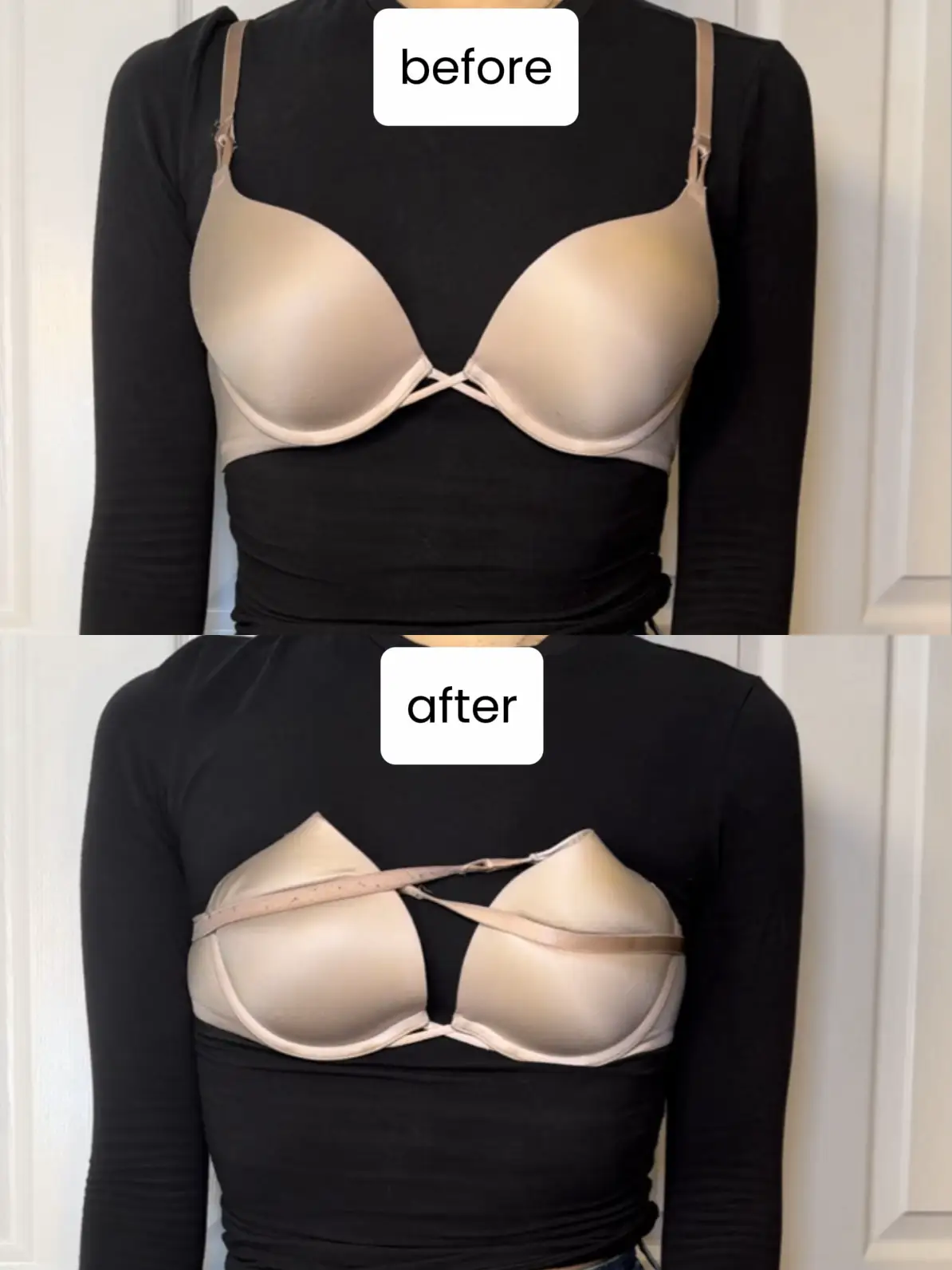 Bra Hack With LIFT For One Shoulder Tops ✨ #fashionhacks Bringing back one  of my favorite bra hacks just in time for Spring! This hack works amazing  for one shoulder tops when