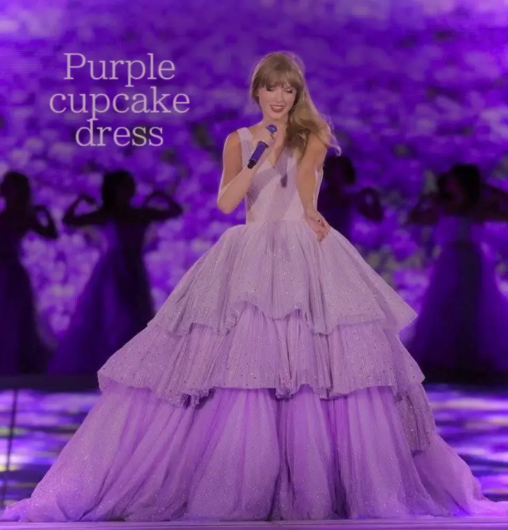 I gave my wedding dress a Speak Now makeover to wear to Eras! 💜 :  r/TaylorSwift