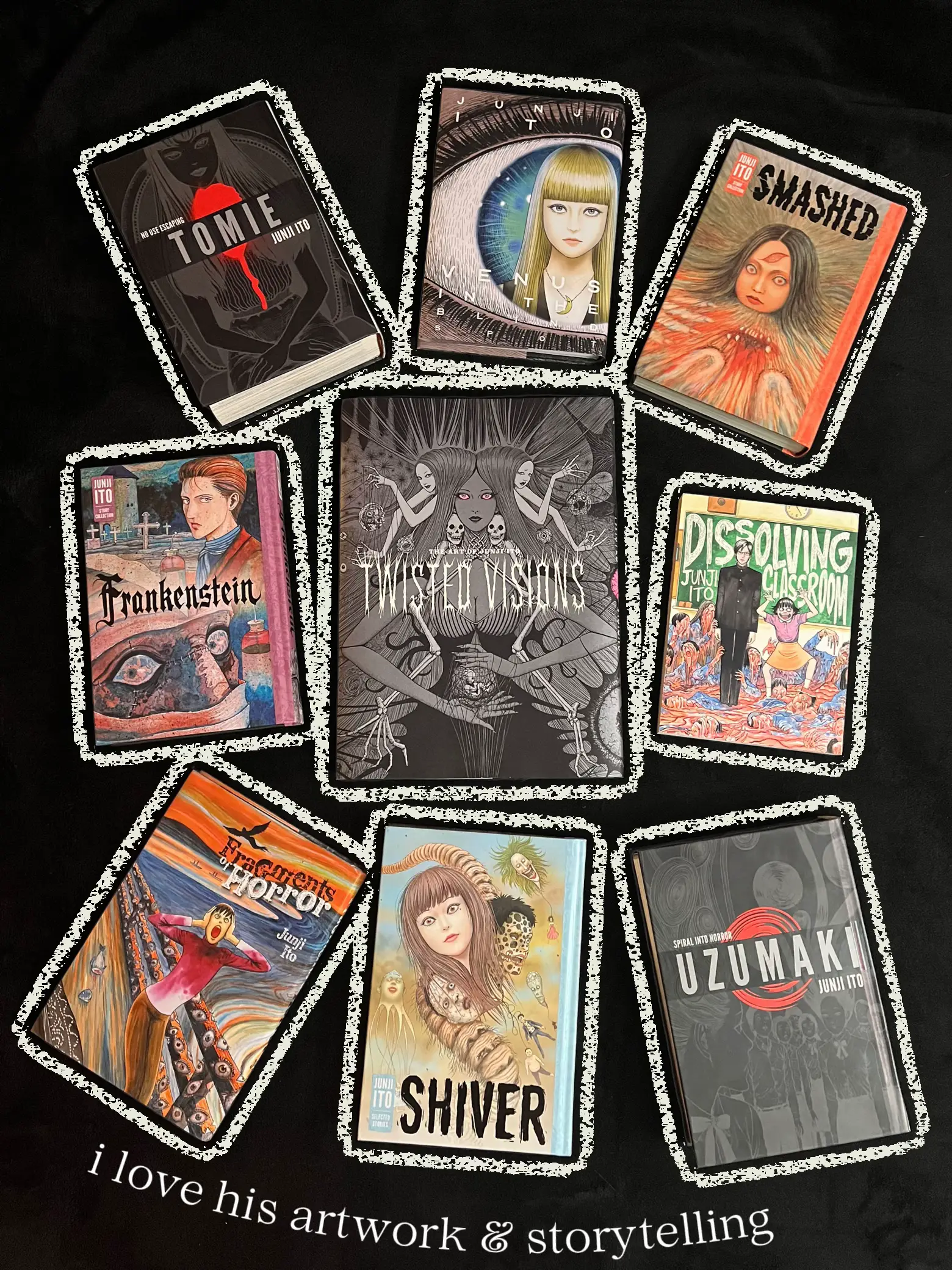 my Junji Ito manga collection ✨ | Gallery posted by sid 🌿🌙🌿 | Lemon8