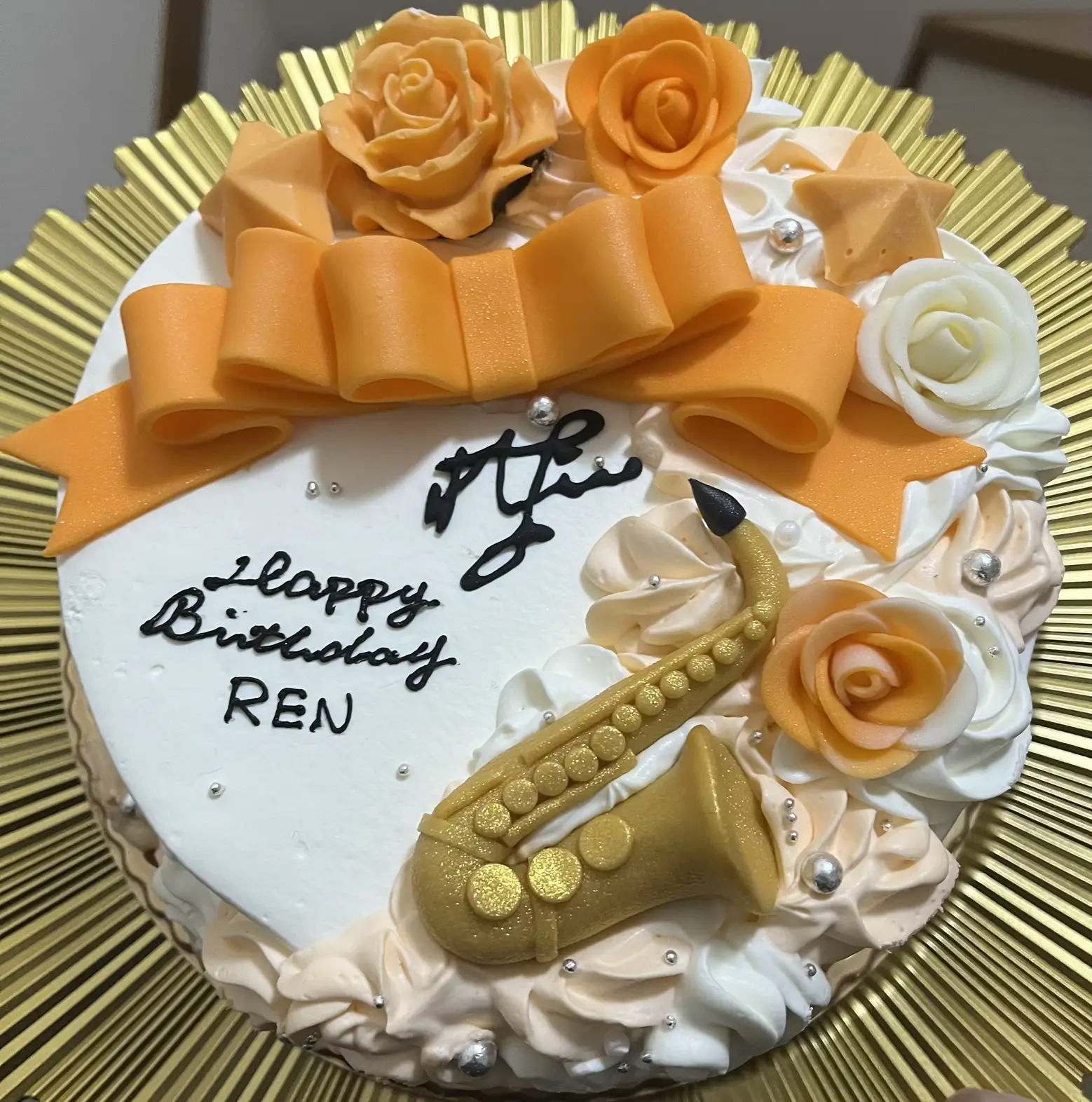 クレイケーキ ハンドメイド リボン 推しケーキ フルオーダー 生誕祭 赤 韓国 悲しかっ