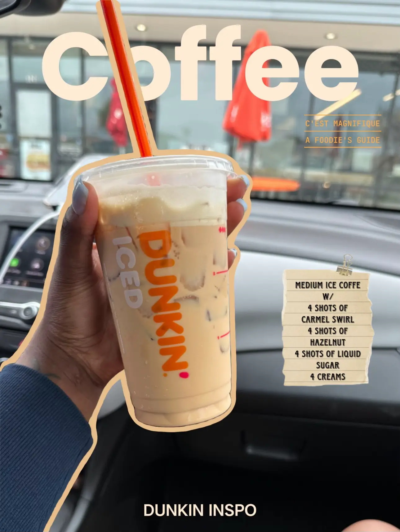 Dunkin Iced Coffee Order Lemon8 Search