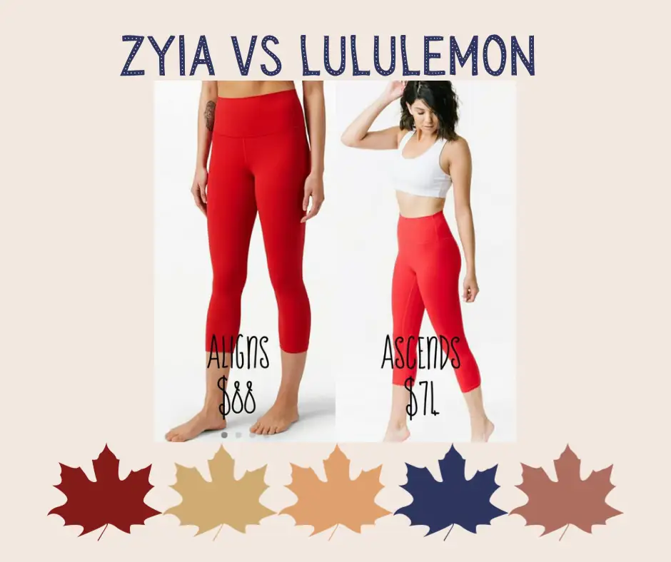 Sizing guides ￼ - Zyia Activewear Gina