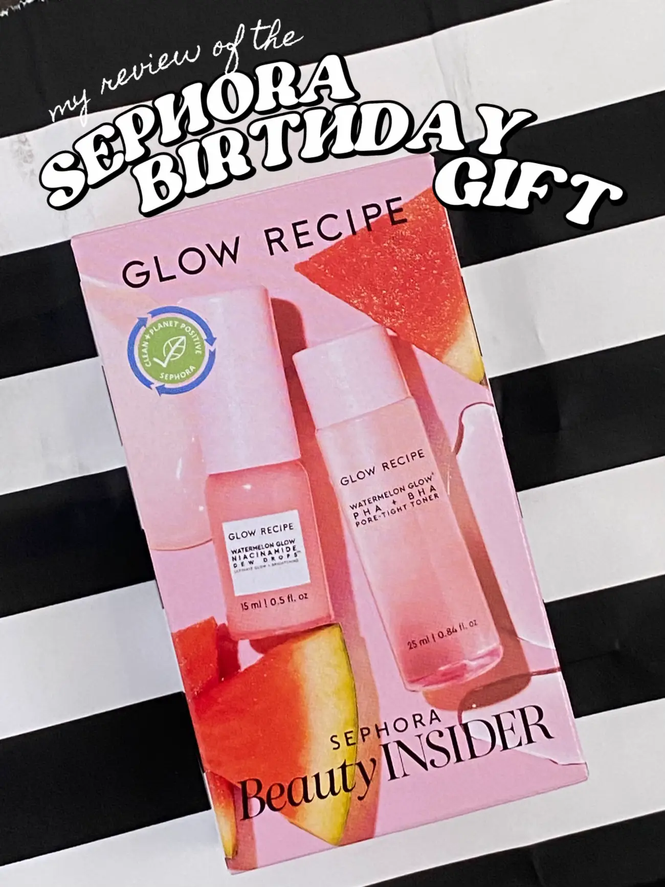 Sephora birthday glow 2025 recipe