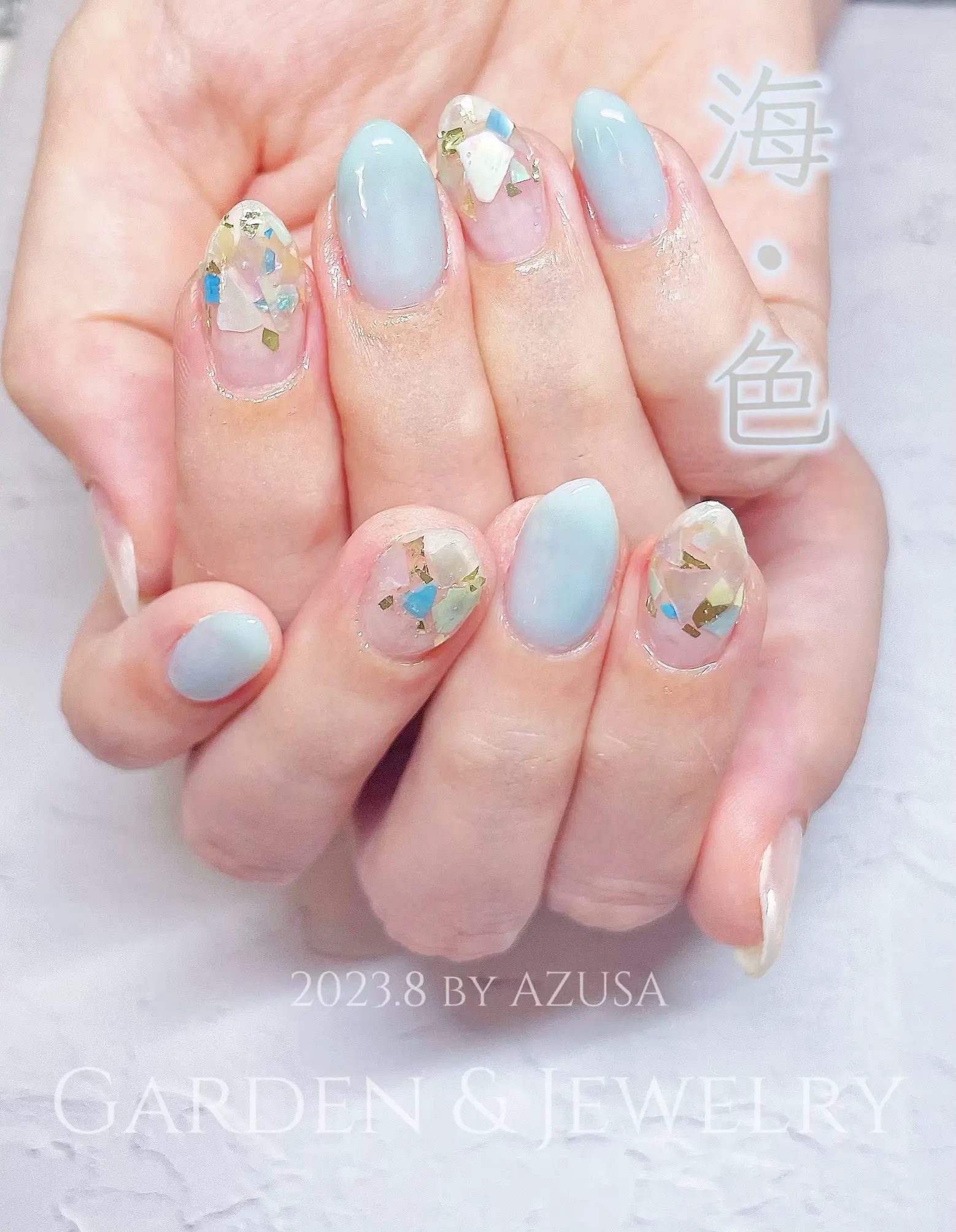 今年、最後の夏ネイル💅 | AZUSAが投稿したフォトブック | Lemon8