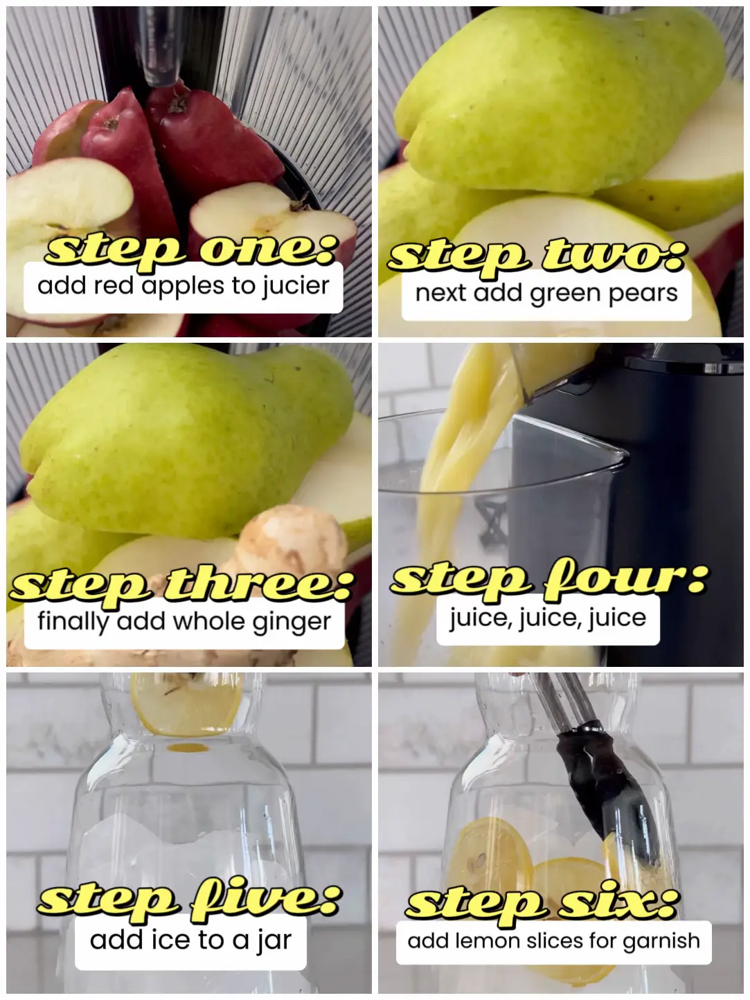 apple, pear, ginger juice 🍎 Gallery posted by naya Lemon8