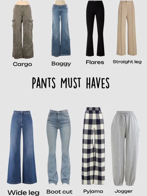 Honet - Low Rise Baggy Cargo Pants