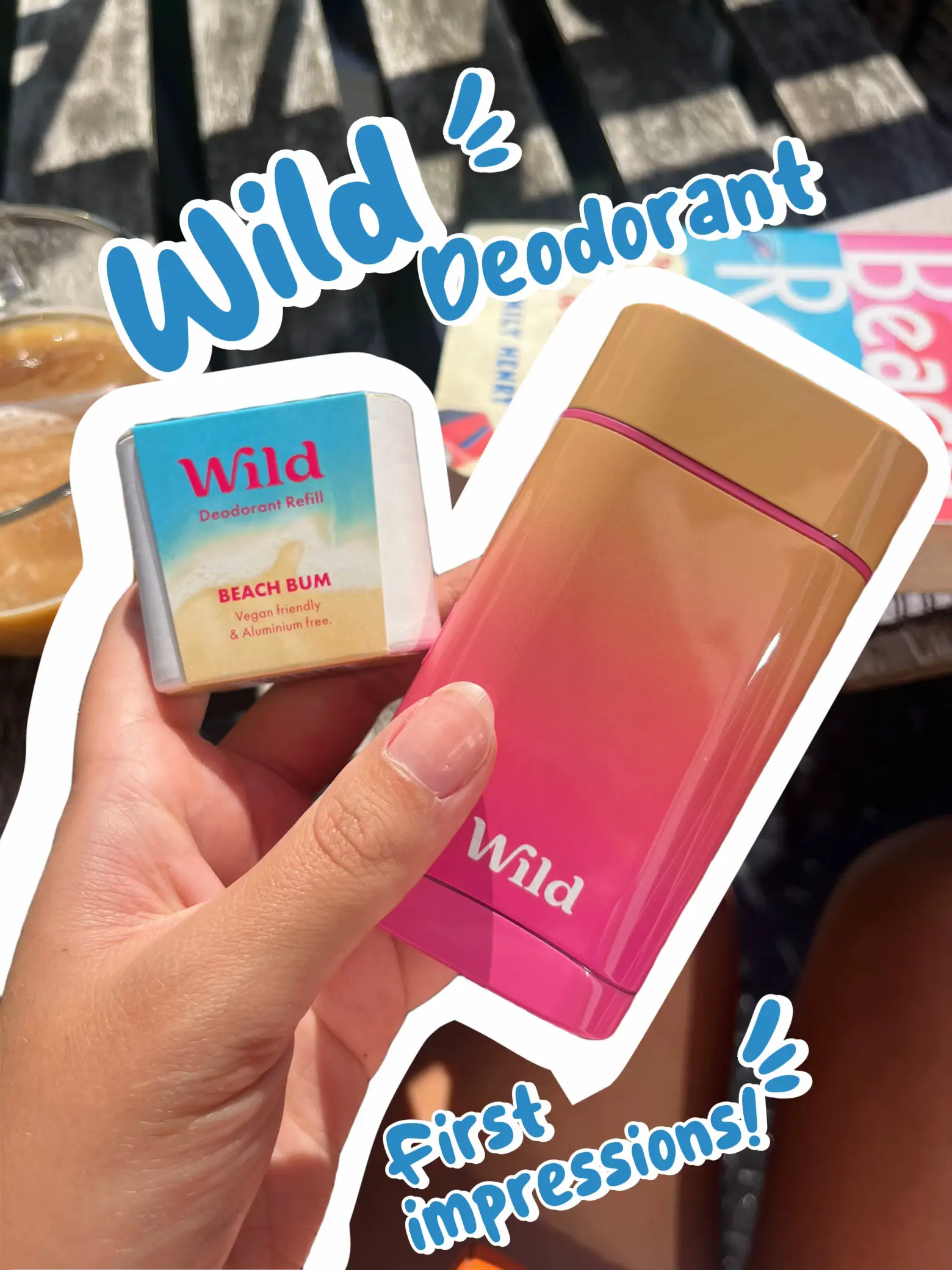Refillable deodorant, refills - Wild