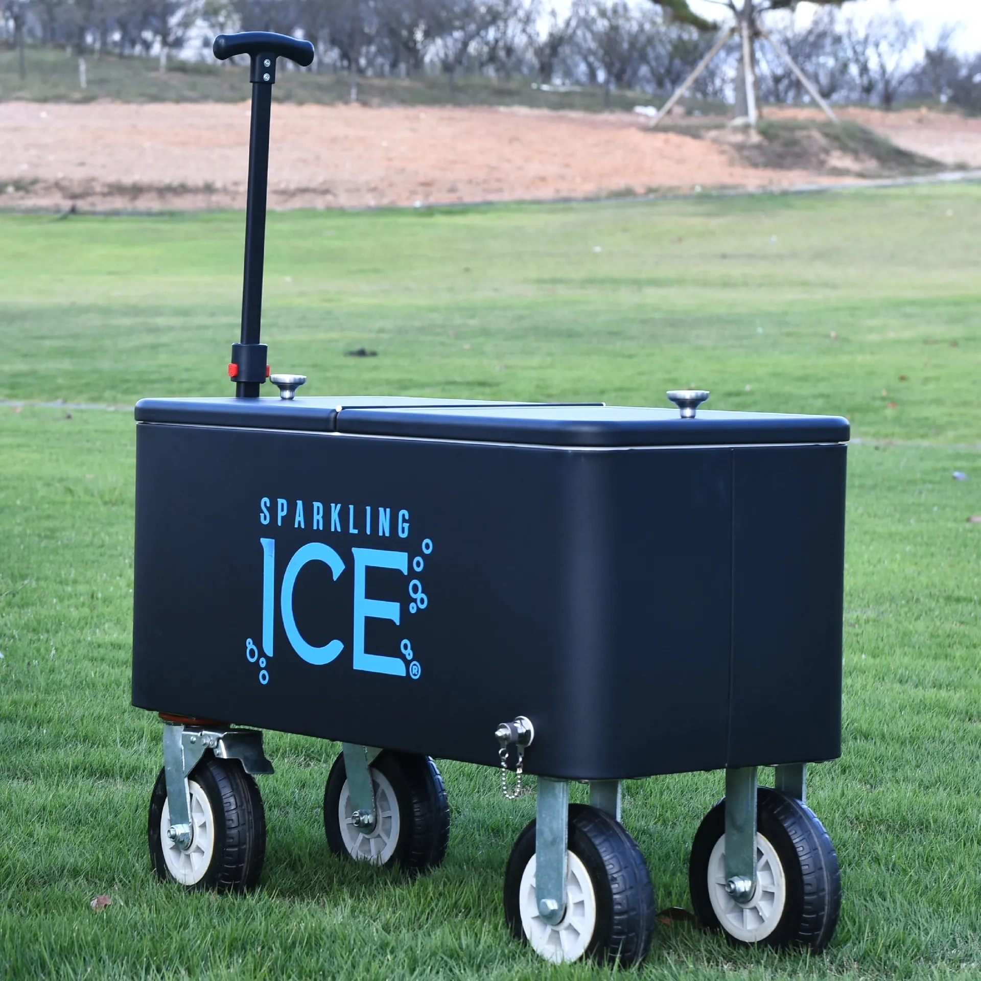 Portable sales cooler cart