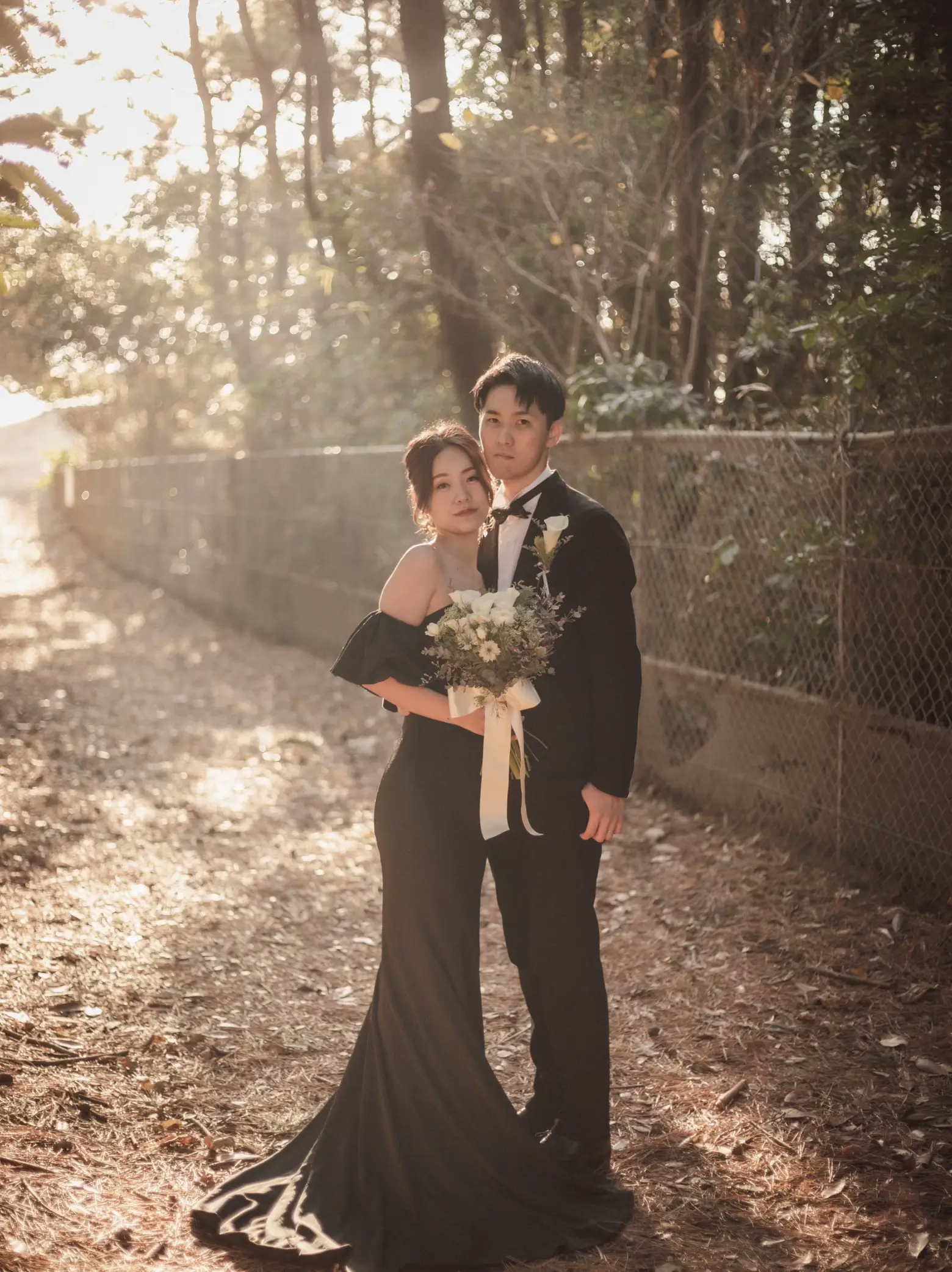 Chiba 】 Chic wedding photo in black dress (pre-wedding photo