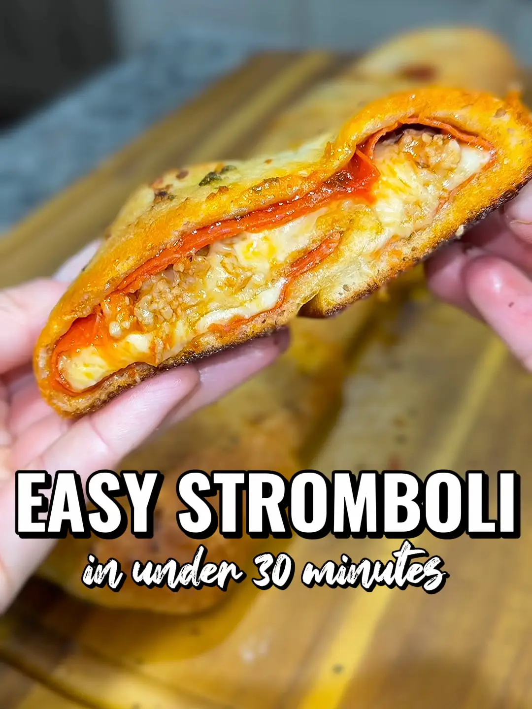 Easy Stromboli Recipe Made in Under 30 Minutes! | Video published by Katherine  Salom | Lemon8