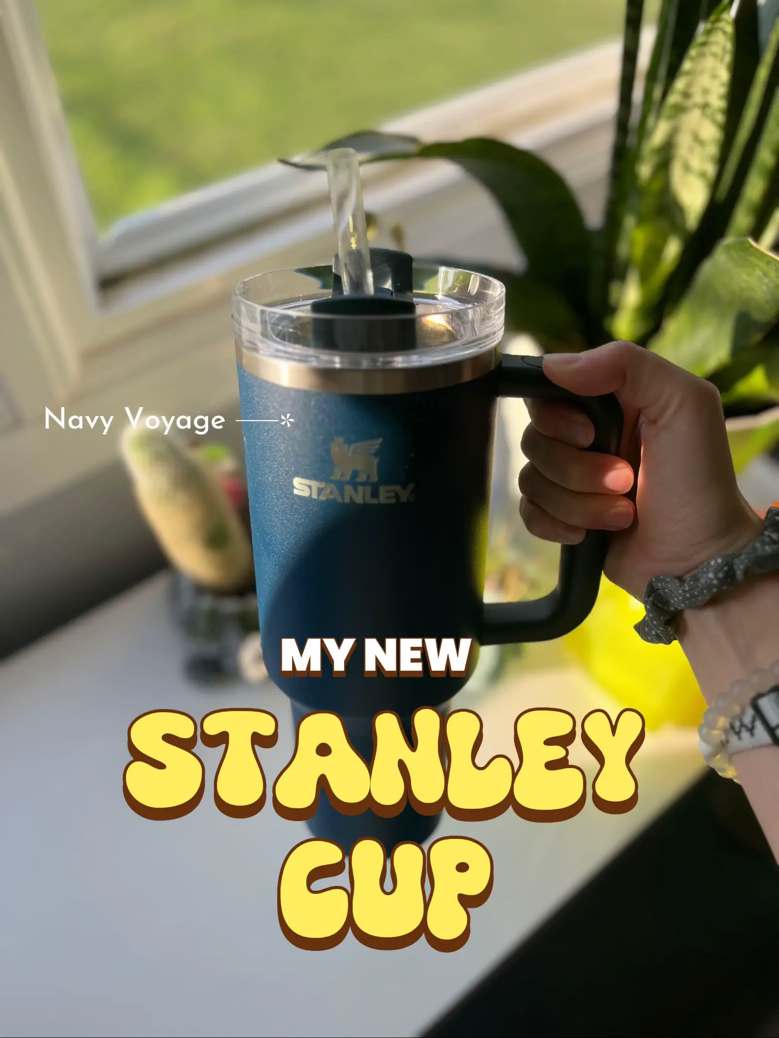 STANLEY x Magnolia 40oz Stainless Steel H2.0 Flowstate Quencher Tumbler -  Navy Voyage