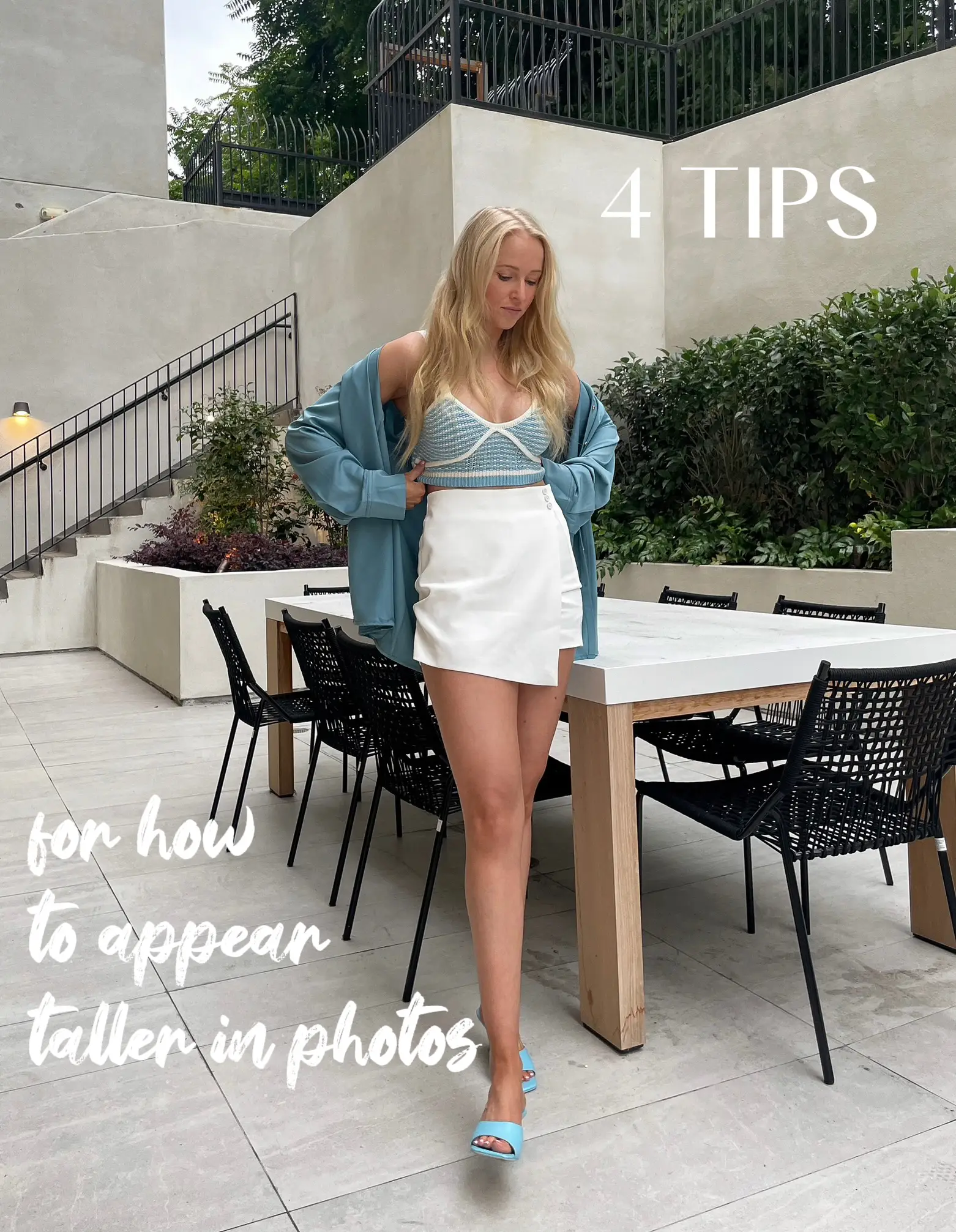 4 tips for how to appear taller in photos
