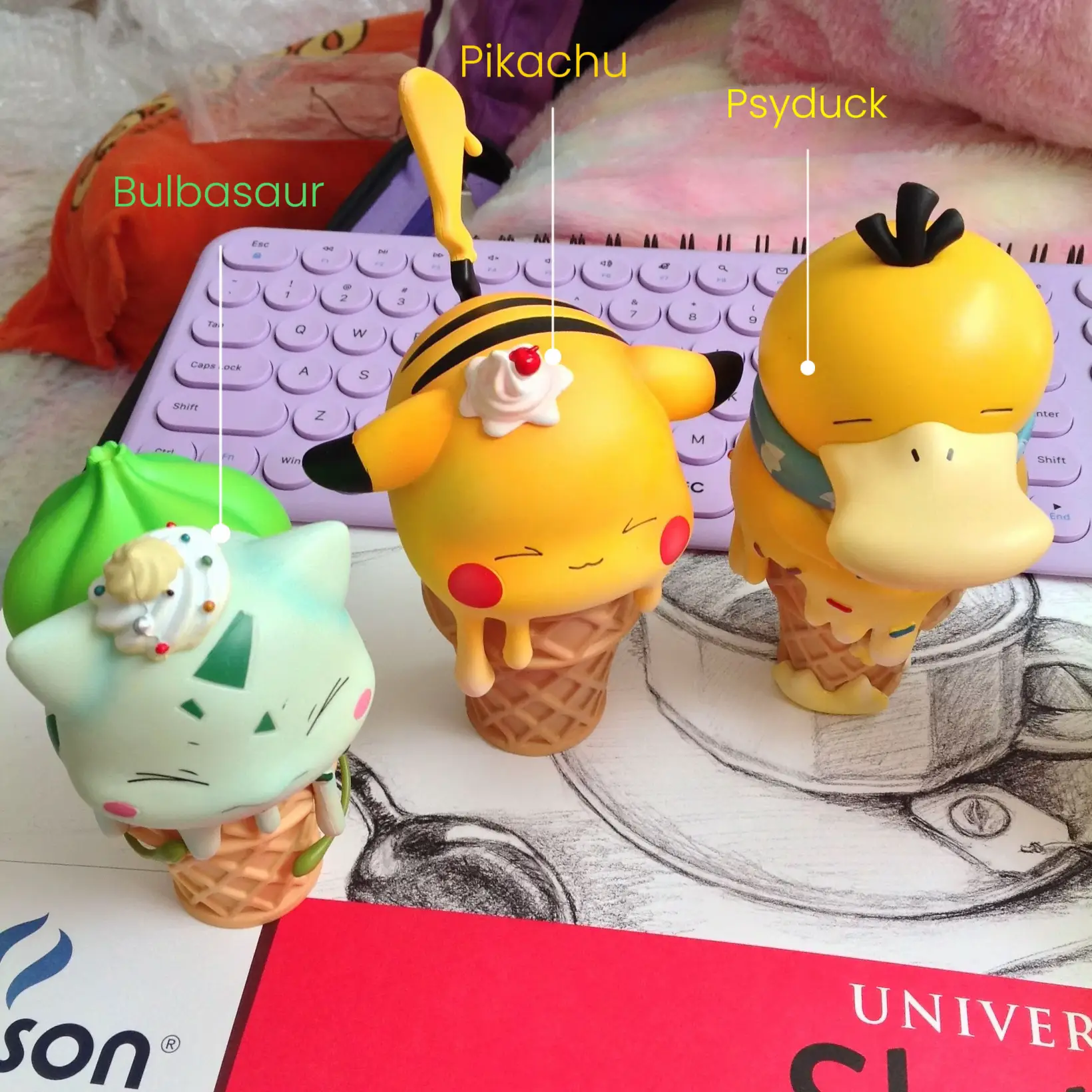 Miniaturas Kawaii Pokémon Coleção - Ice Cream – CostaGeek