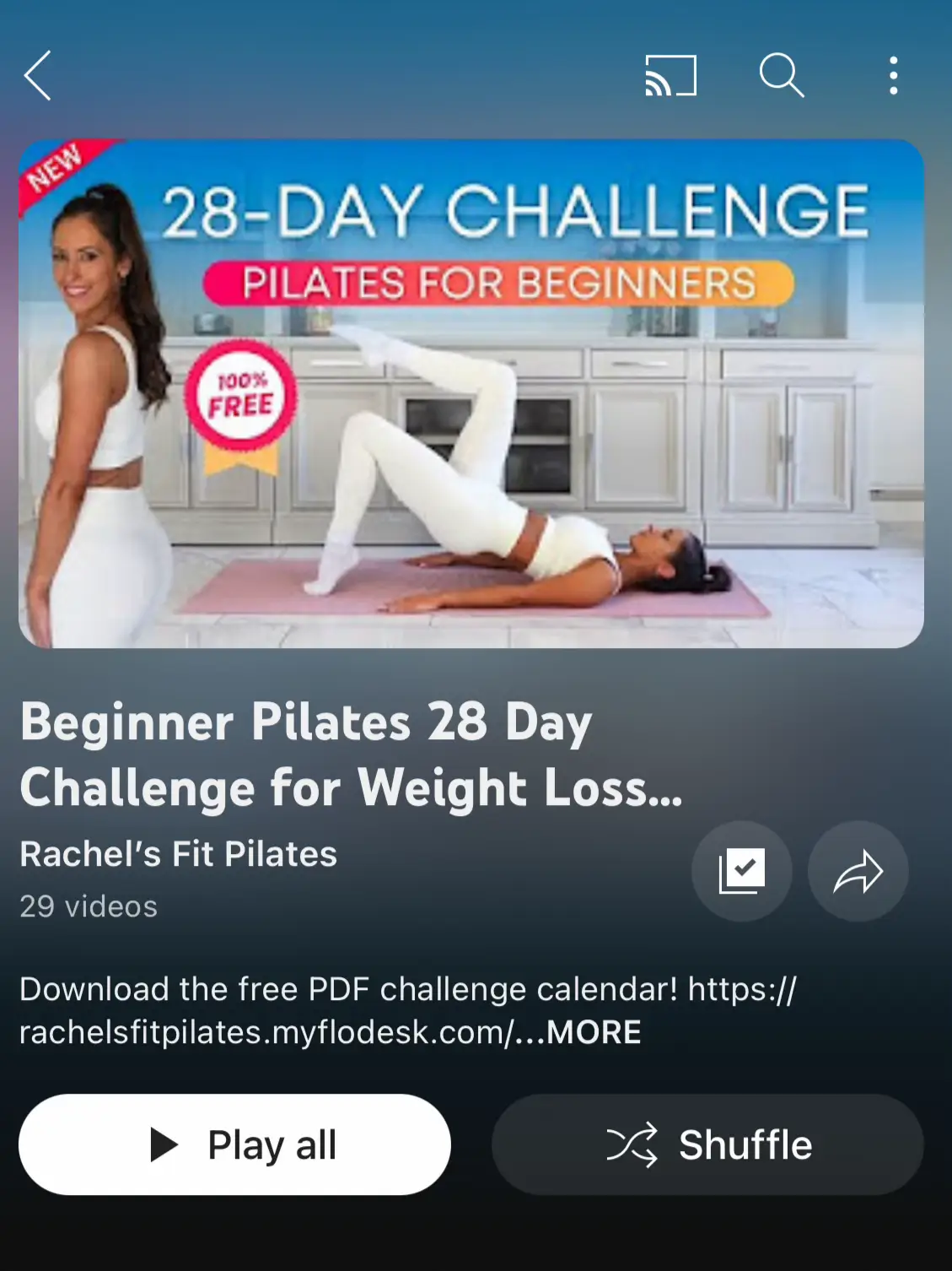 28 Day Wall Pilates Challenge PDF by Benjamin Drath in English