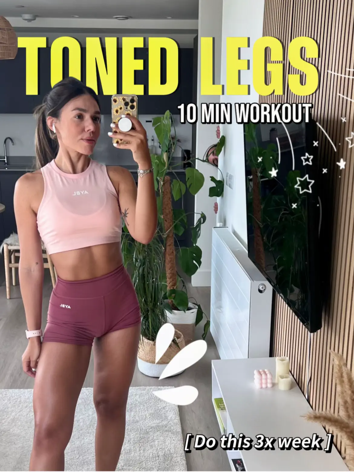 10 MINUTE workout for TONED ARMS💪🏻, Video published by Angel Kenzitt