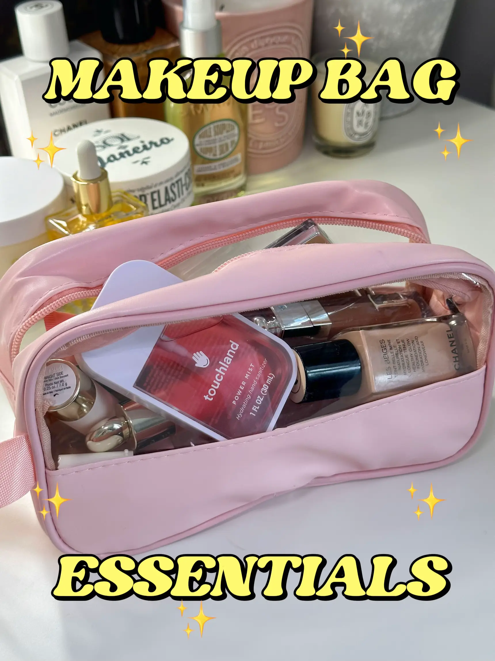 Makeup bag essentials🤩✨🩷  Gallery posted by Prettywithjess