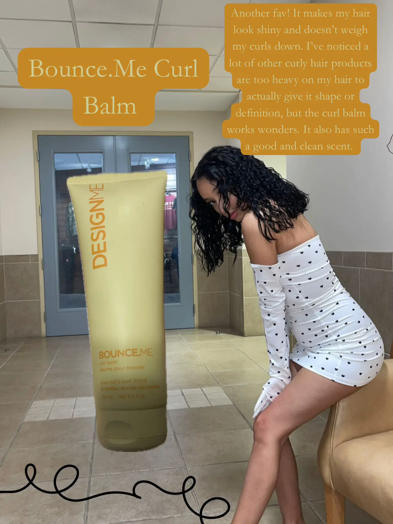 HOW TO REFRESH CURLS AND WAVES  DESIGNME BOUNCE.ME Curl Balm Review 