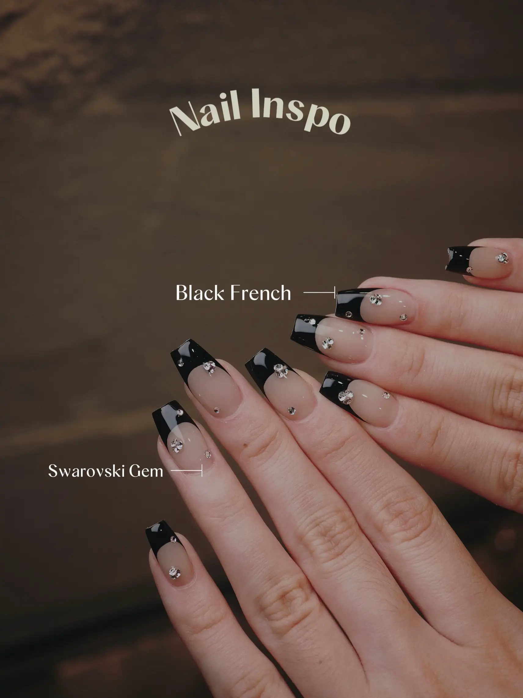 Black Nail Gems Black Nail Rhinestones Black Nail Charms - Temu