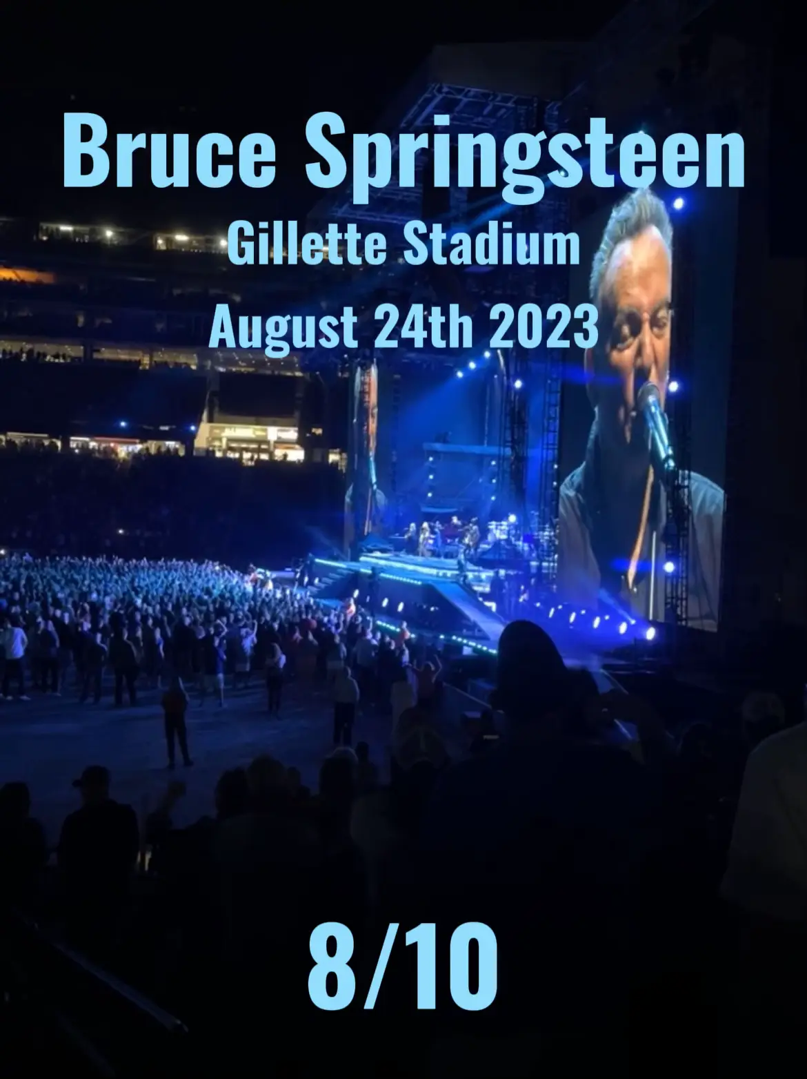  Bruce Springsteen is performing at the Gillette Stadium in August 2023.