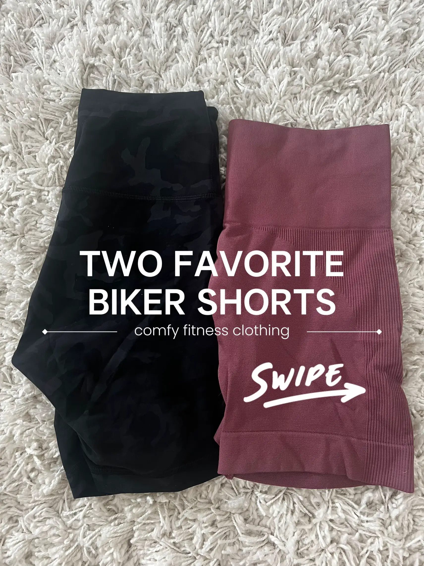 Yogalicious Lux High Waist Squat Proof Biker Short - 2 Pack 5, 7,  Black/Black 5 Elastic Free, Small : : Clothing, Shoes &  Accessories