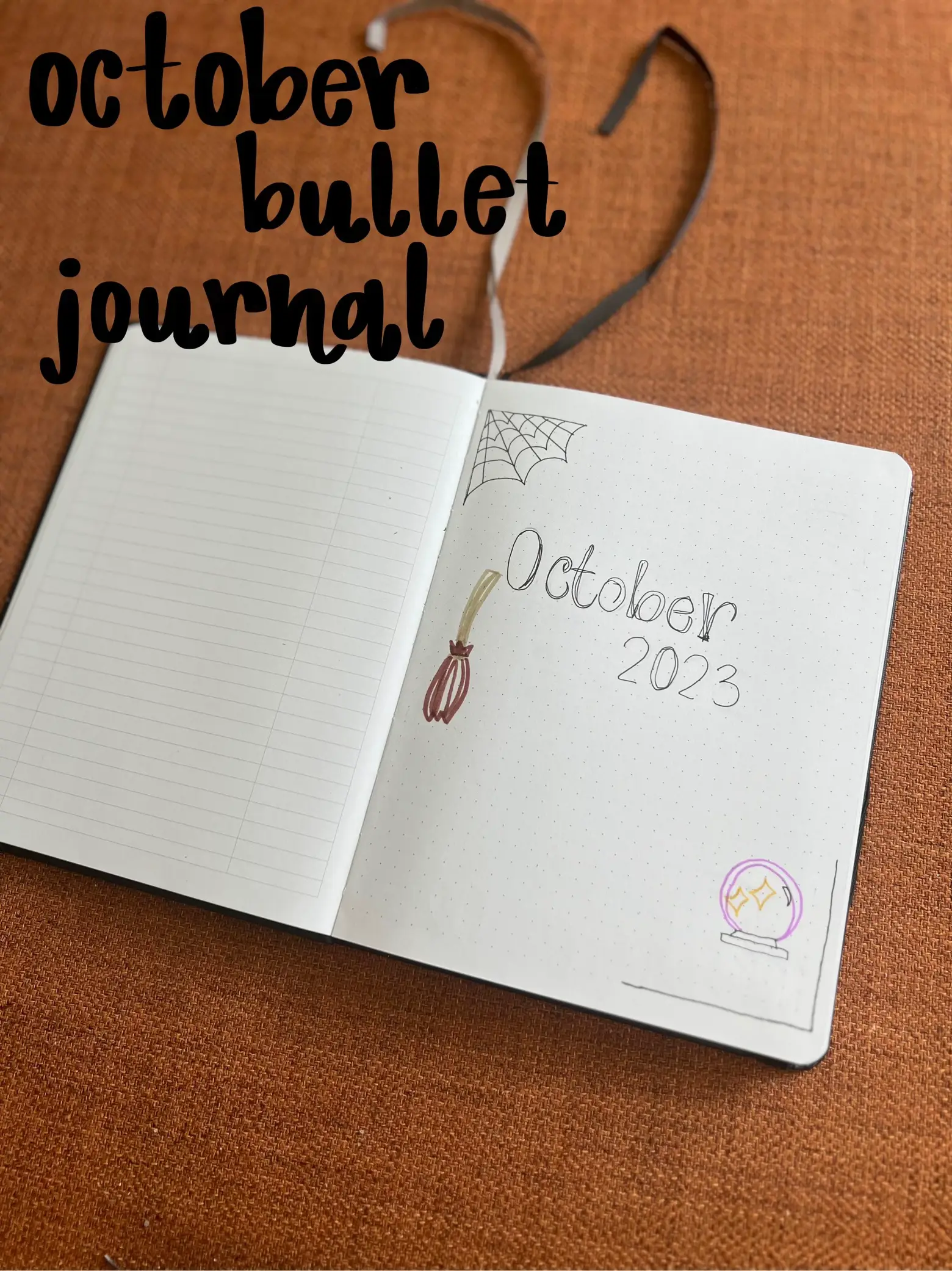 Witchy October Bullet Journal & Stationery I Use