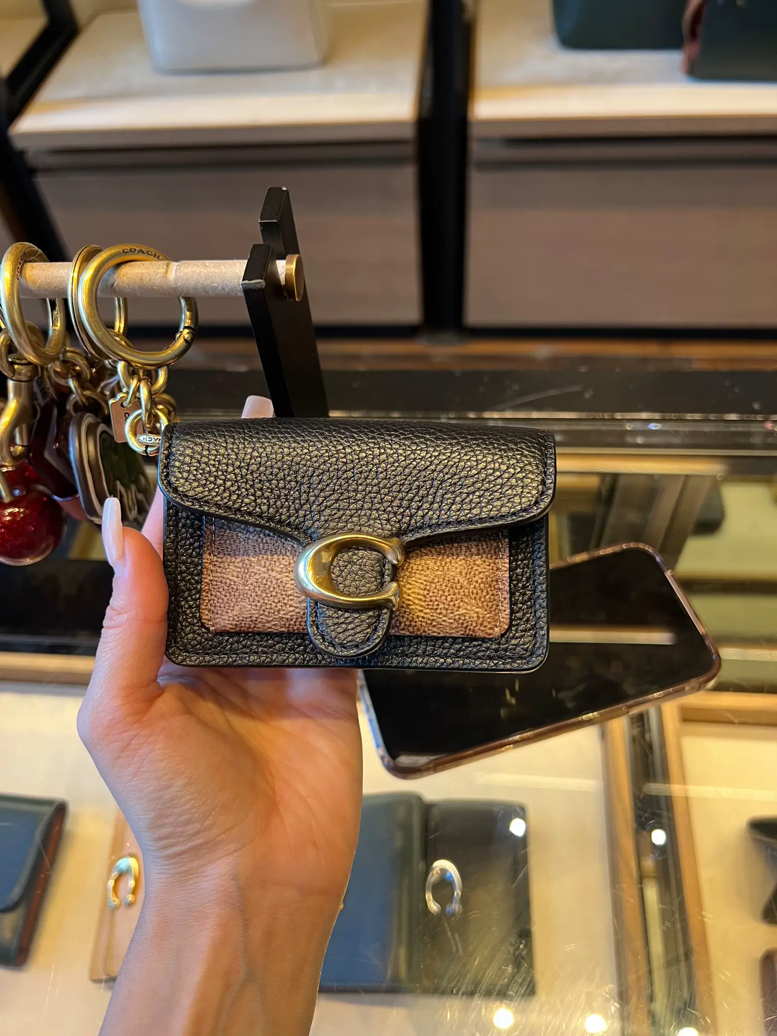 COACH NOLITA WRISTLET 15 IN LEATHER - Macy's