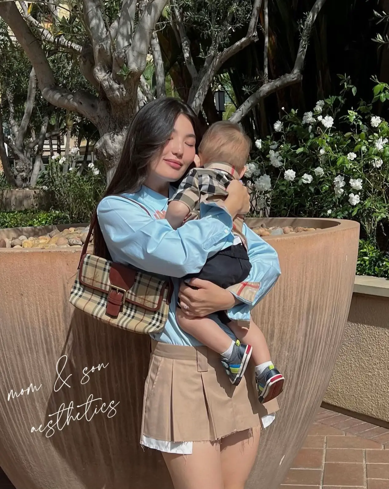 BURBERRY MATCHING OUTFITS WITH MY SON 💙 | Gallery posted by