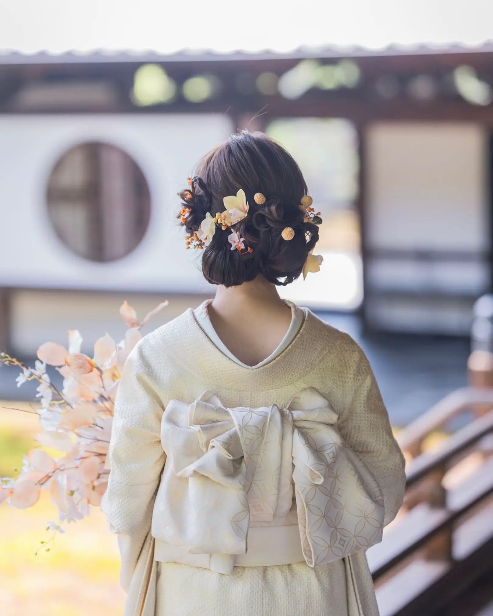 コーデやお着物の色味が今っぽくて可愛い💗おしゃれ花嫁さんの和装