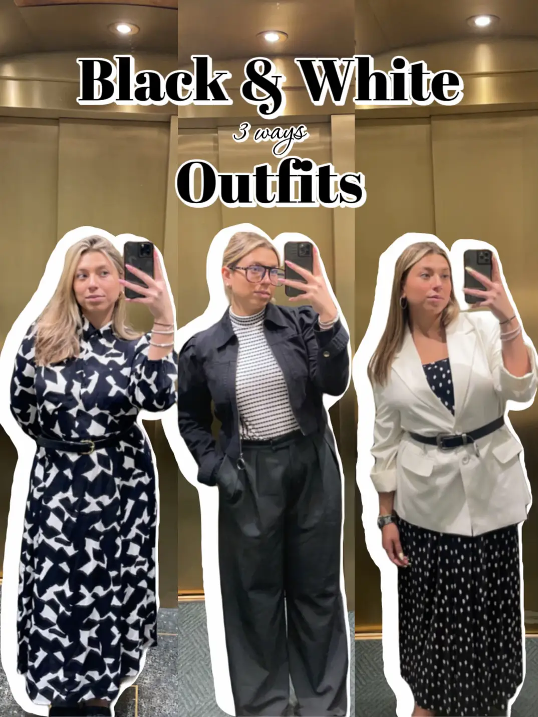 Black and white 2024 dress code ideas