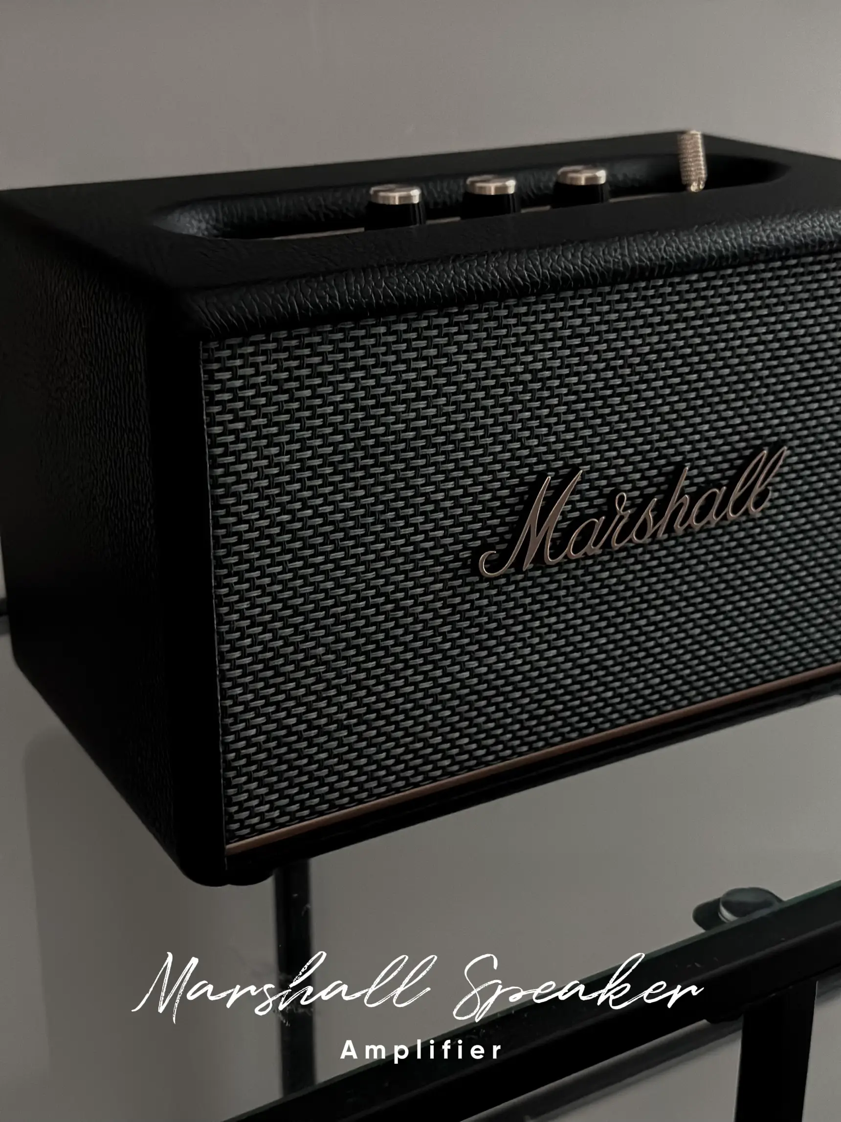 Marshall Acton III Bluetooth Speaker - Black - iShop