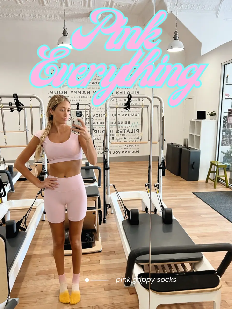 Pink Pilates Princess Gym Look 🎀