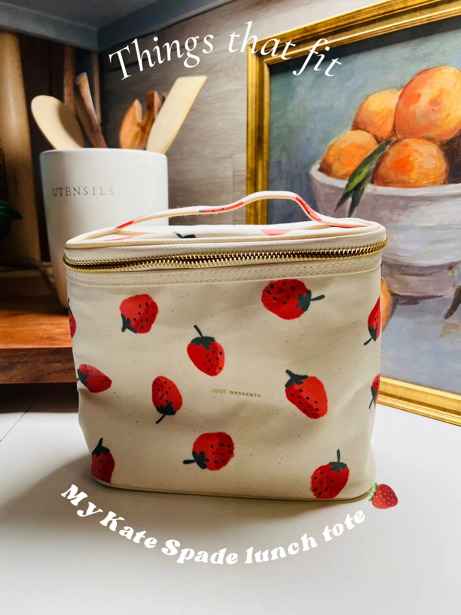 Kate spade strawberry lunch cheap box