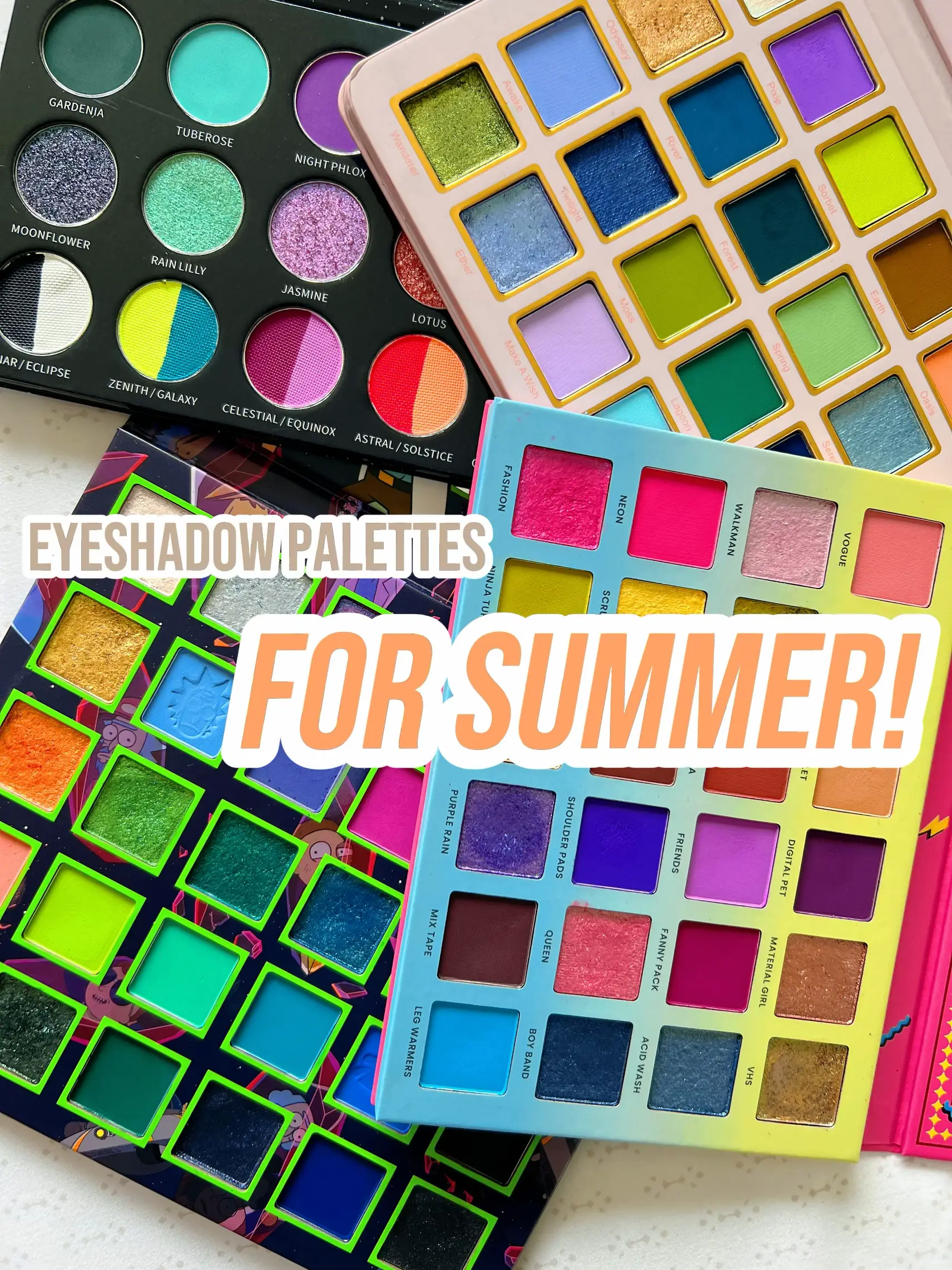 Top 5 Colourful Eyeshadow Palettes for Summer