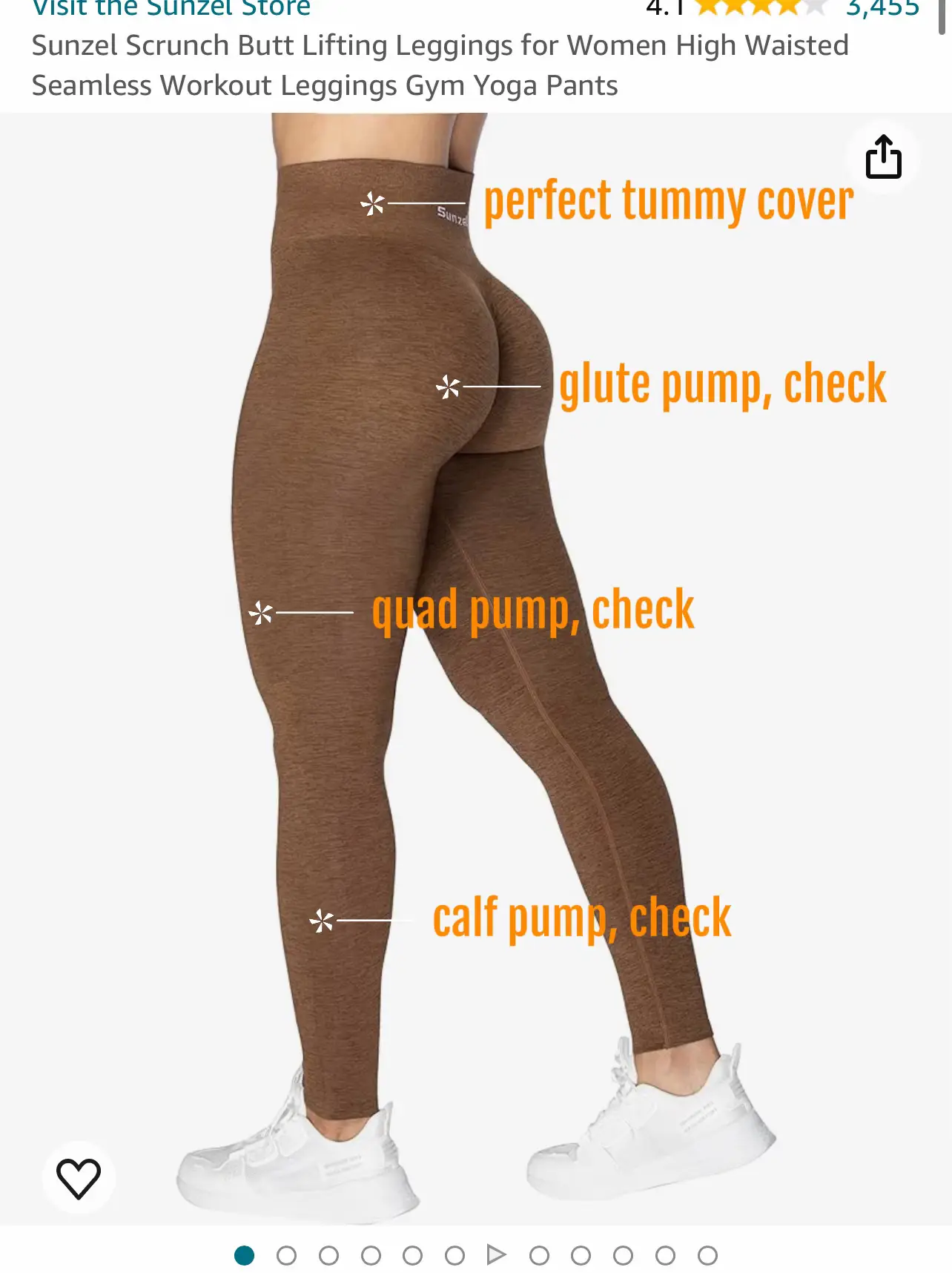 Sunzel Scrunch Butt Lifting Leggings for Women High Waisted