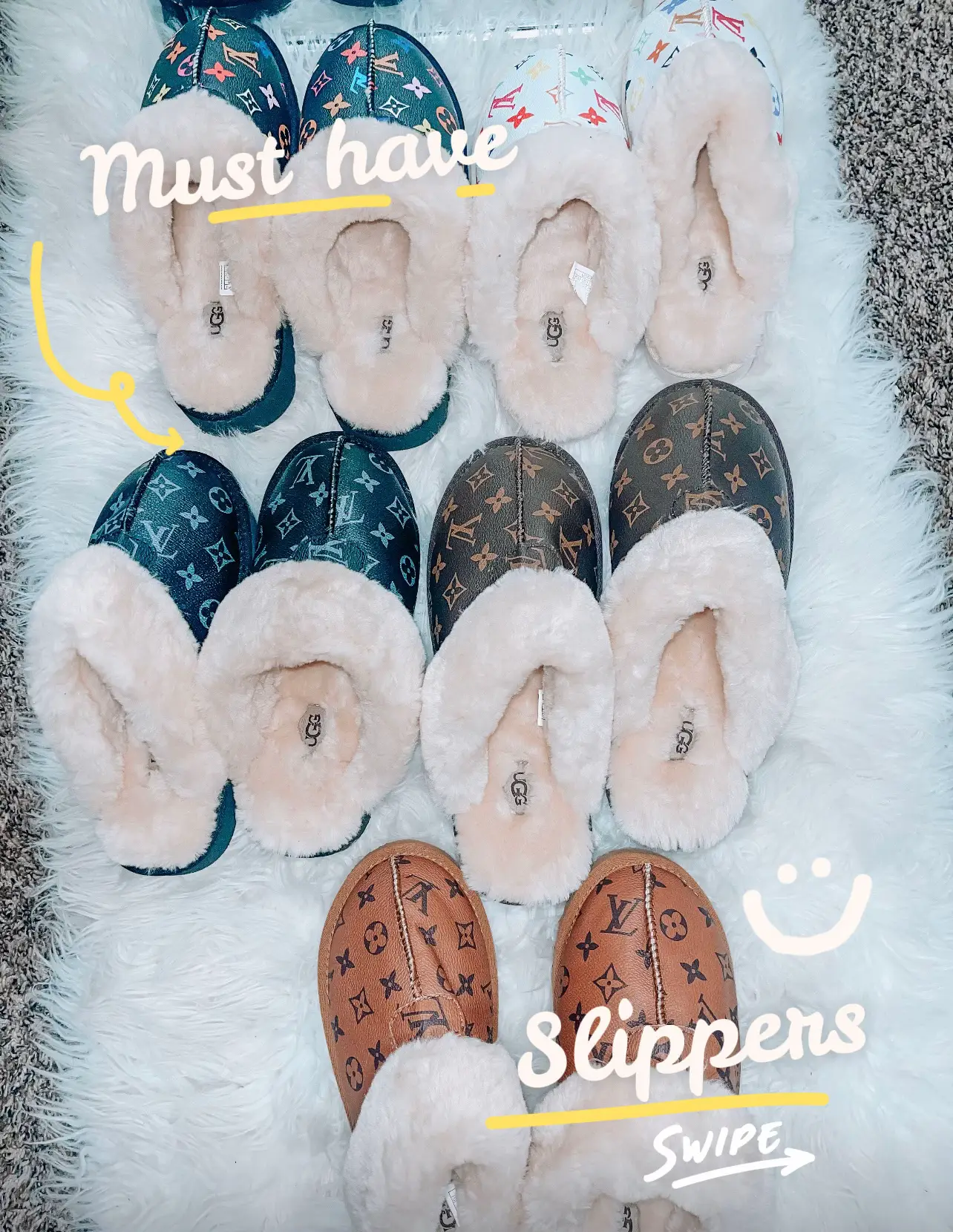 Lv ugg online slippers