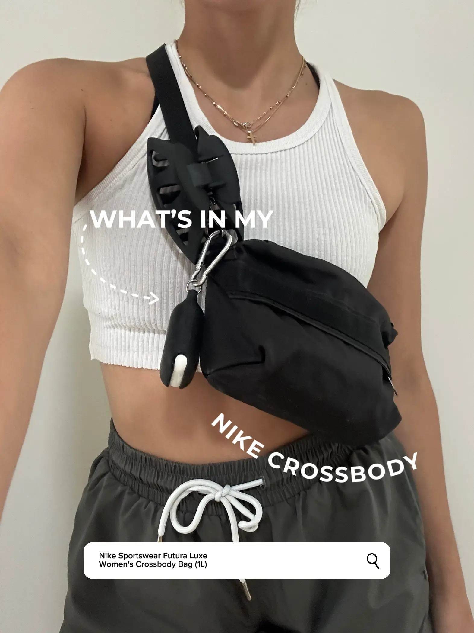Nike Women's Sportswear Futura Luxe Cross-Body Bag (1L)