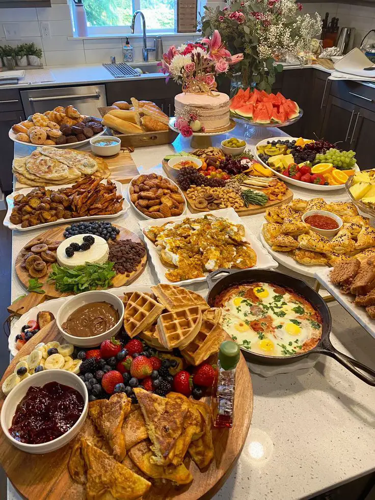Here's a small part of our brunch set up for Sundays. :  r/KitchenConfidential