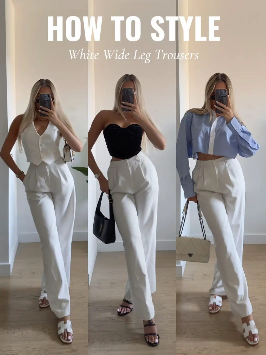 10 Different Ways To Style Wide-Leg Pants